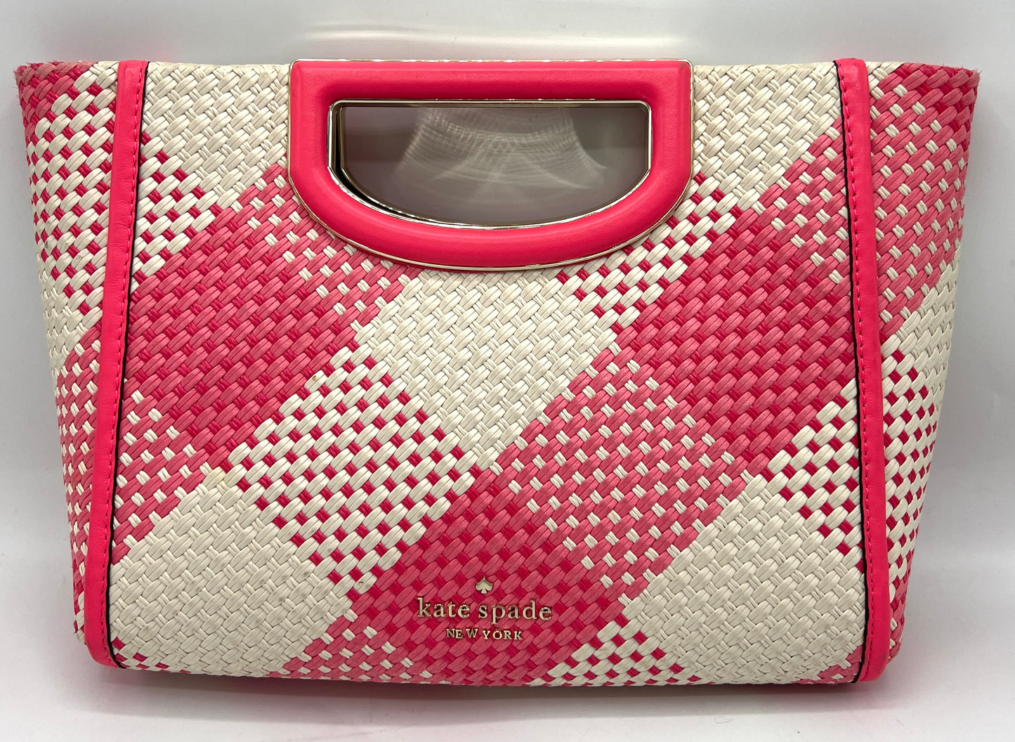 Kate Spade Alexia Gingham Crossbody Clutch