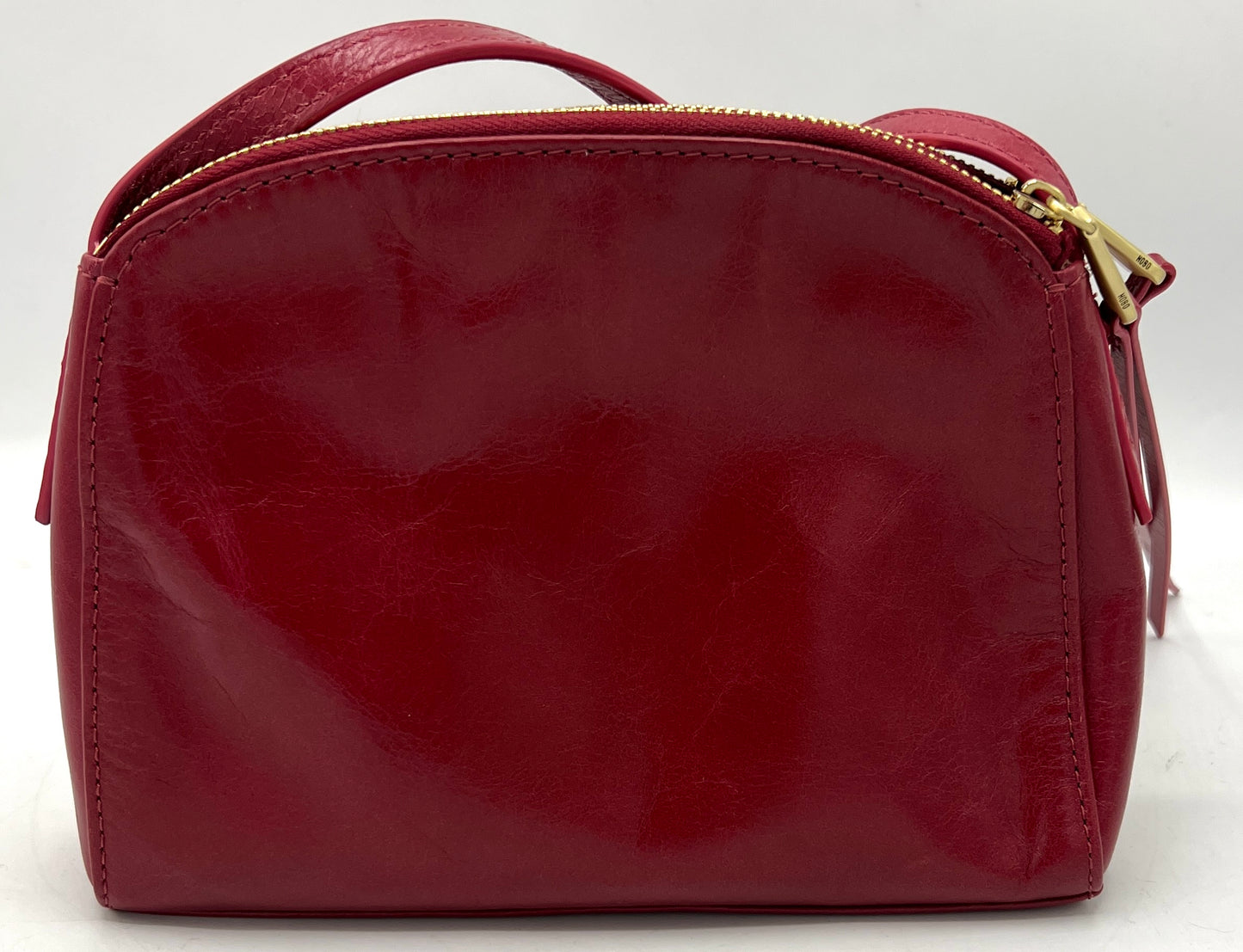 HOBO Evella Crossbody in Fuchsia – Glazed Leather Mini