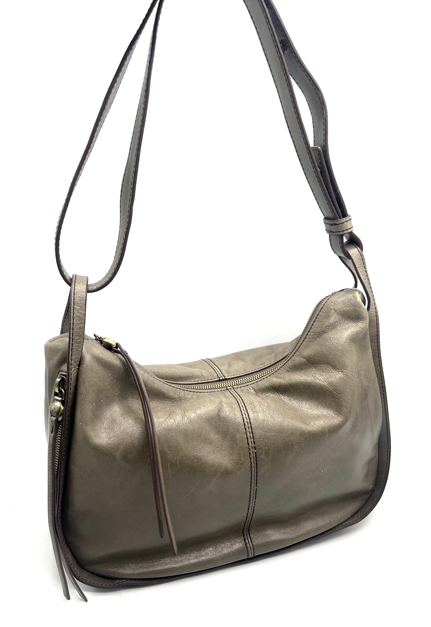 HOBO Arlet Convertible Leather Bag – Taupe Gray