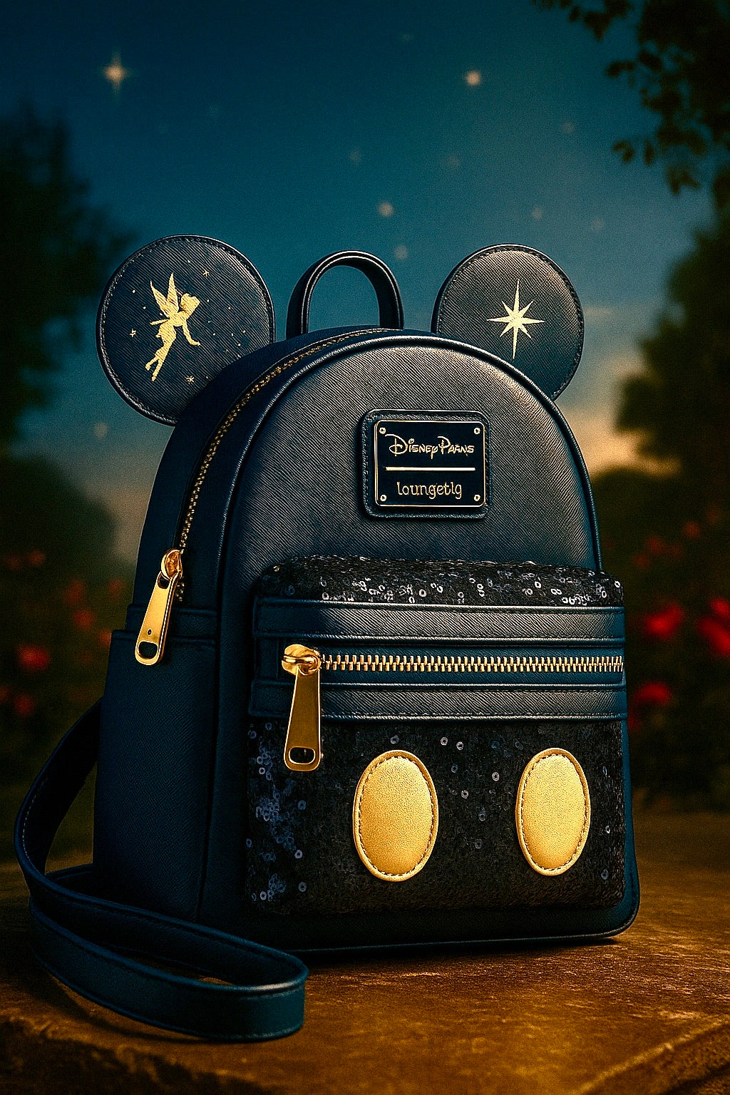 Loungefly Peter Pans flight mini backpack. Main attraction series 6/12