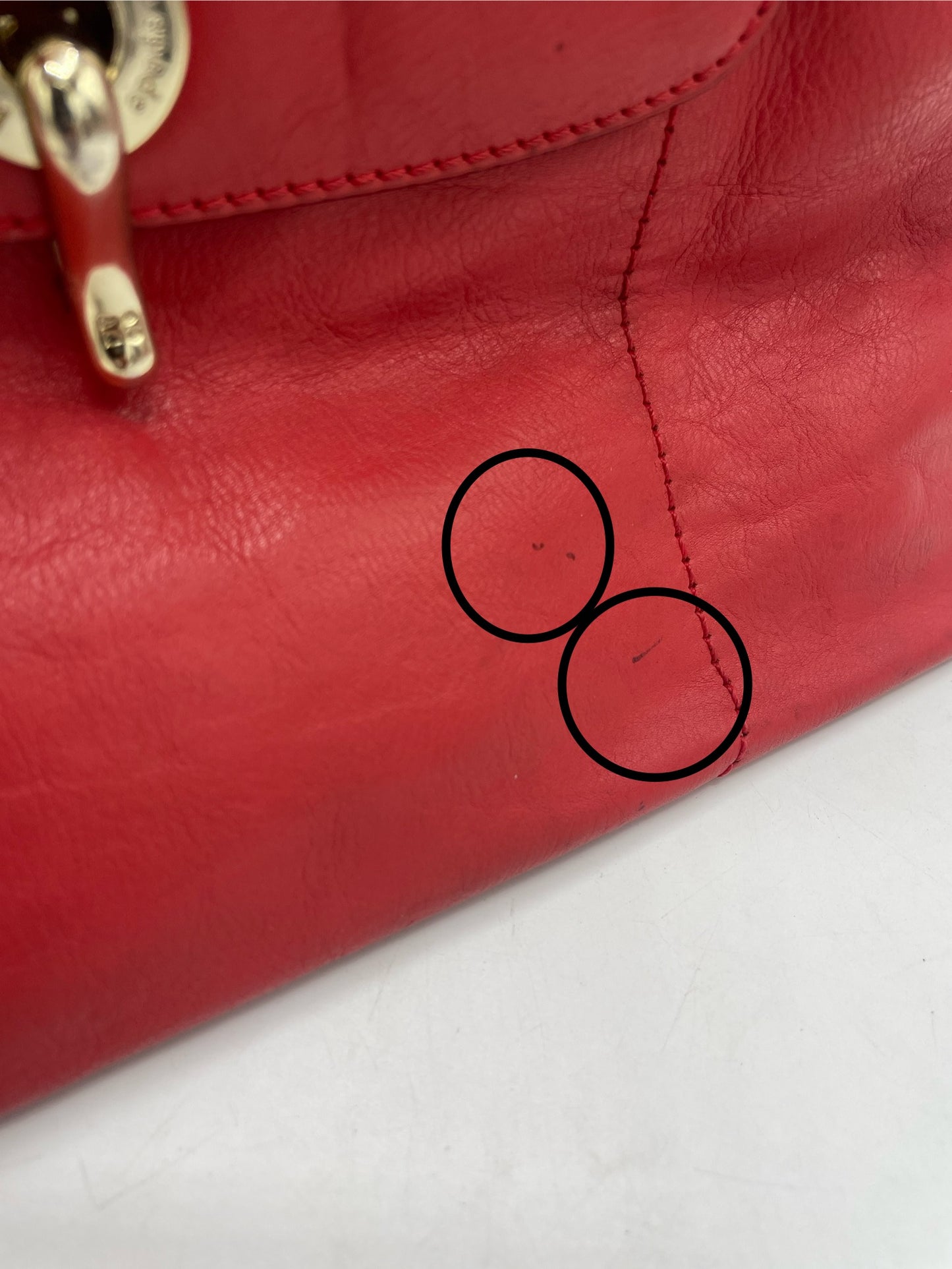 Kate Spade Kent Stevie Alessandra Shoulder Bag – Red Leather