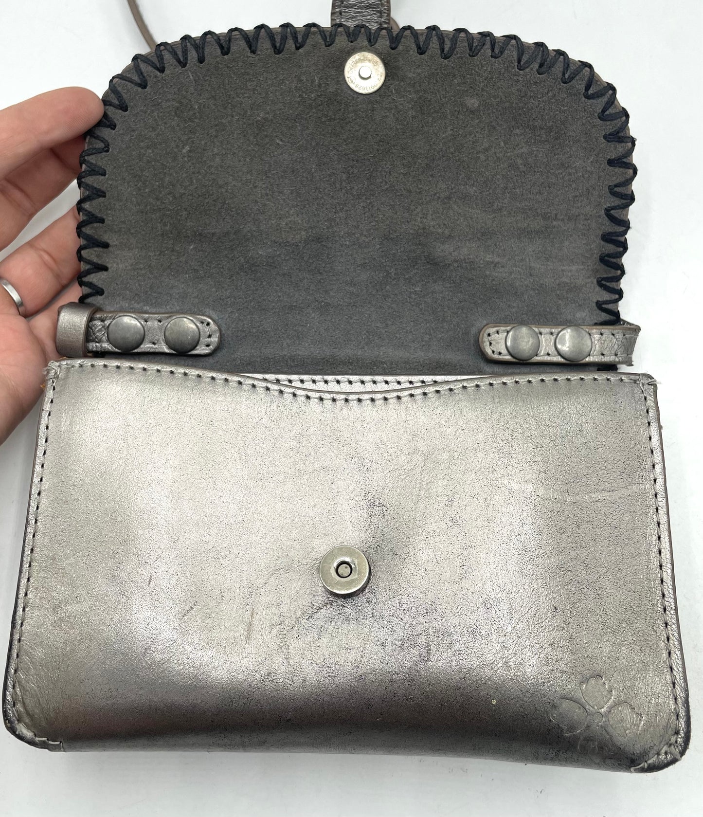 Patricia Nash Torri Burnished Tooled Leather Crossbody