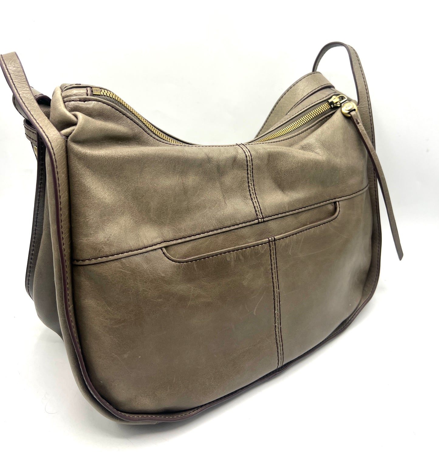 HOBO Arlet Convertible Leather Bag – Taupe Gray