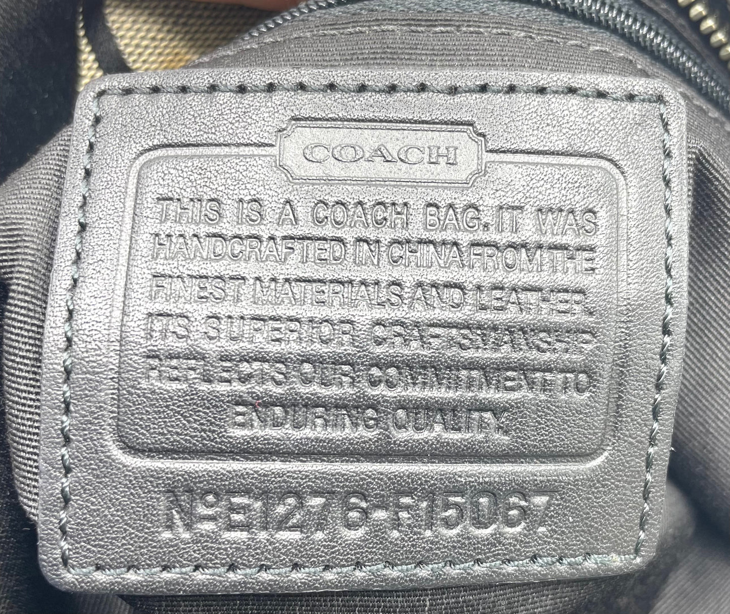 Coach Signature Duffle