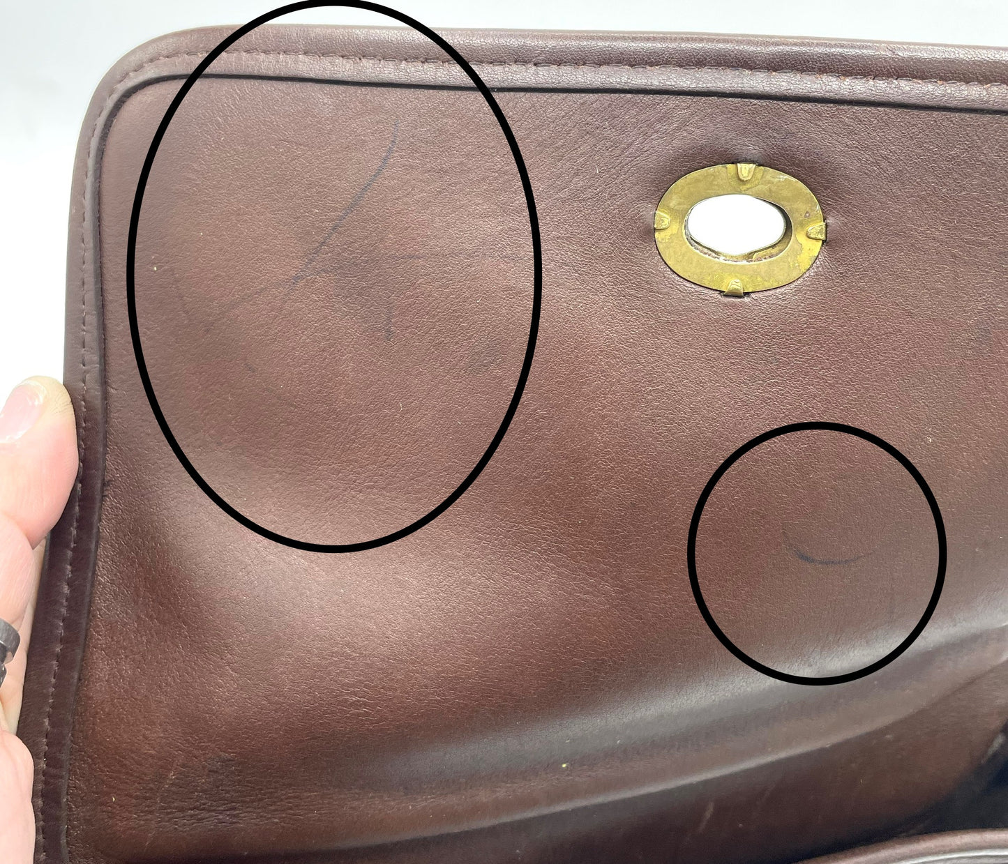 Vintage Coach Court Top Handle Crossbody