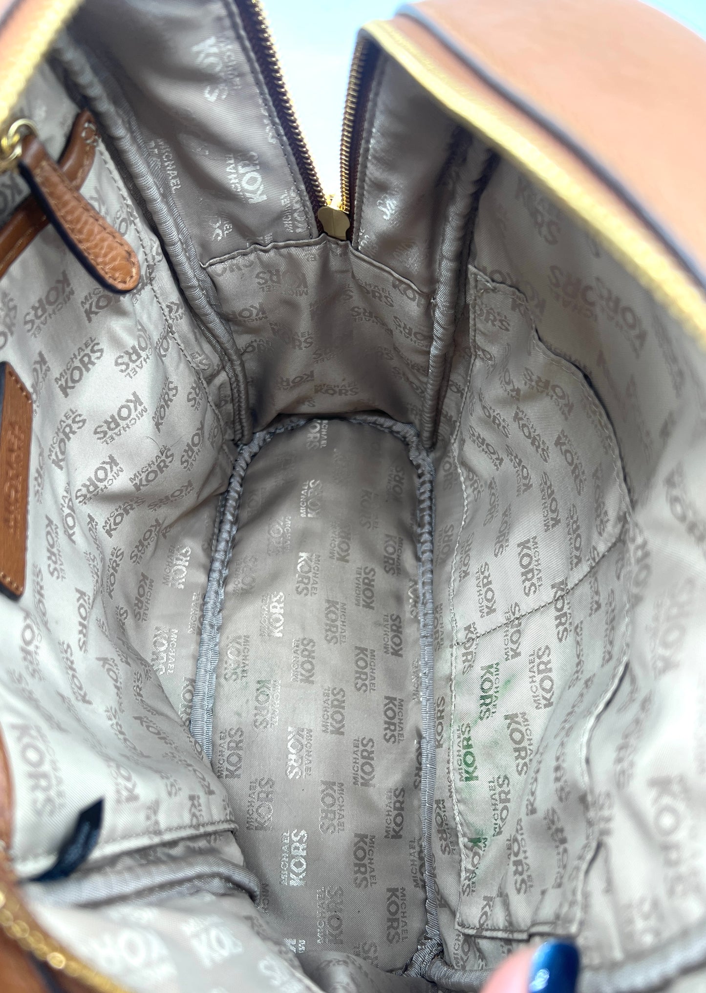 Michael Kors Abbey Medium Studded Backpack