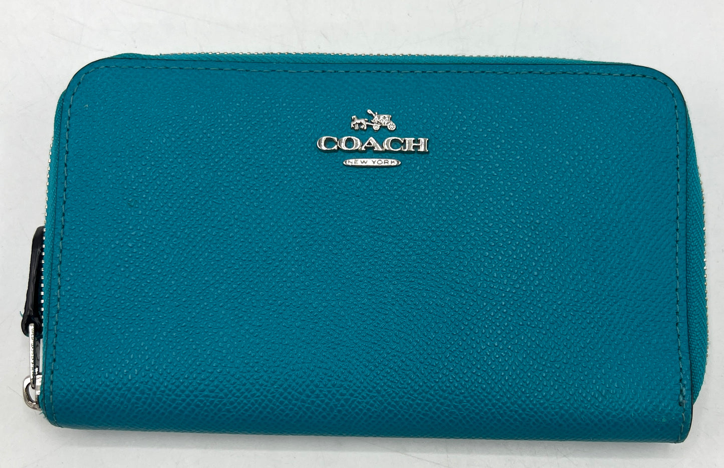 Coach Leather Medium Zip Around Wallet