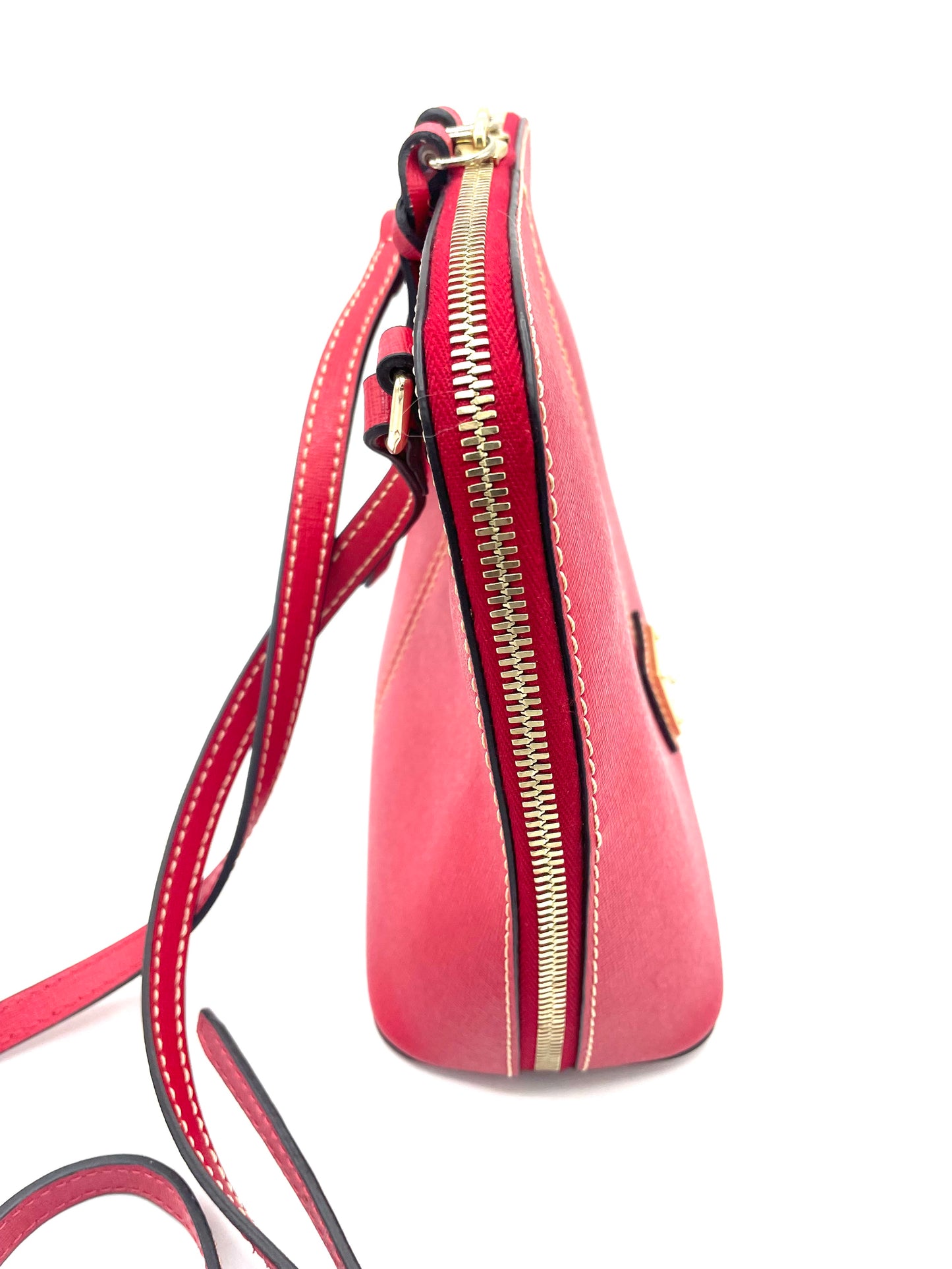 Dooney & Bourke Wexford Leather Trixie Crossbody – Red