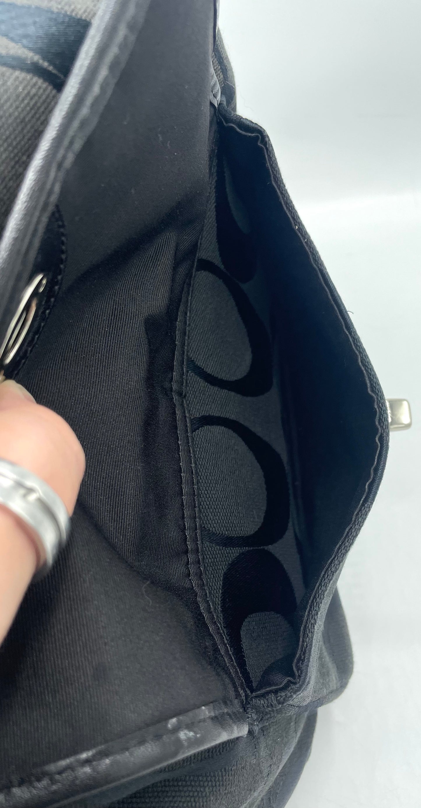 Coach Legacy Op Art Satchel