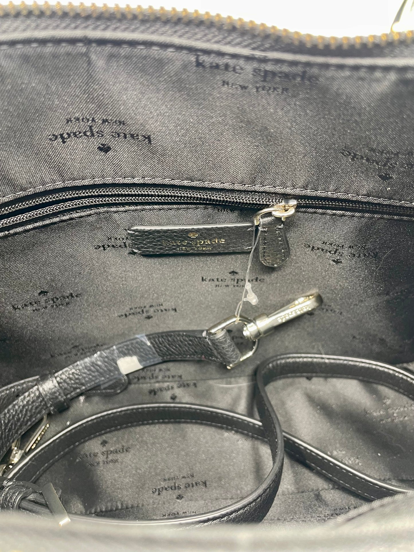 Kate Spade Emma Large Crossbody Bag – Black Pebbled Leather (KK069)