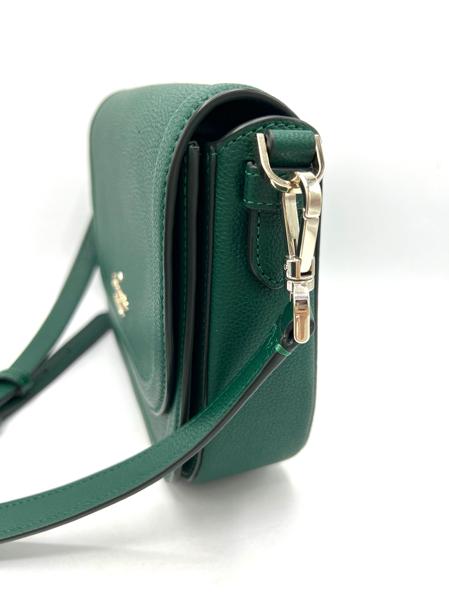 Kate Spade Blake Saddle Crossbody – Deep Jade Green