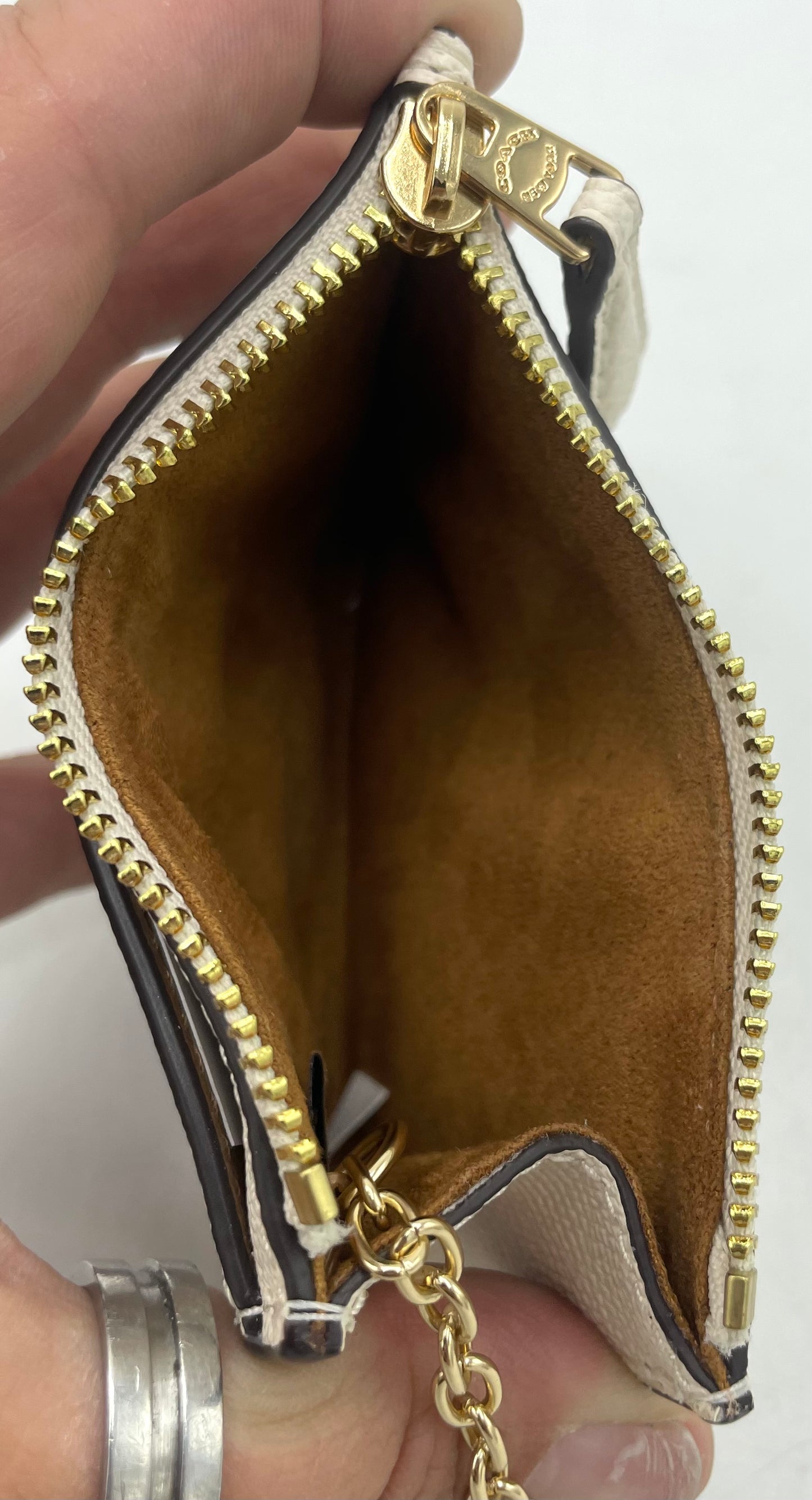 Coach Mini Skinny ID Case - Suede Interior