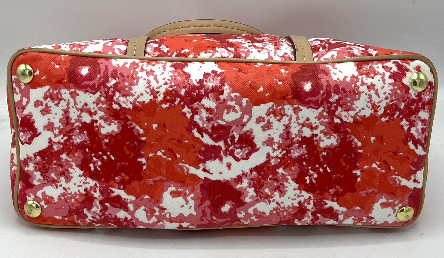 Coach Peyton Floral Cora Dome Satchel