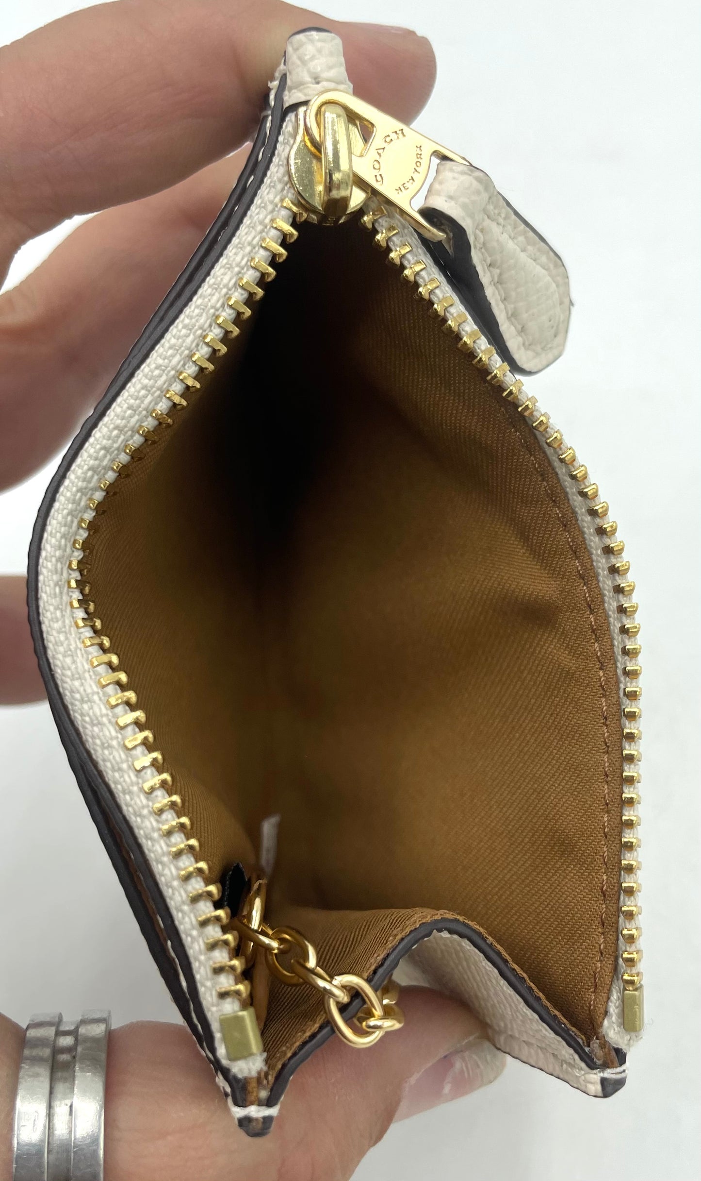 Coach Mini Skinny ID Case - Cotton Interior