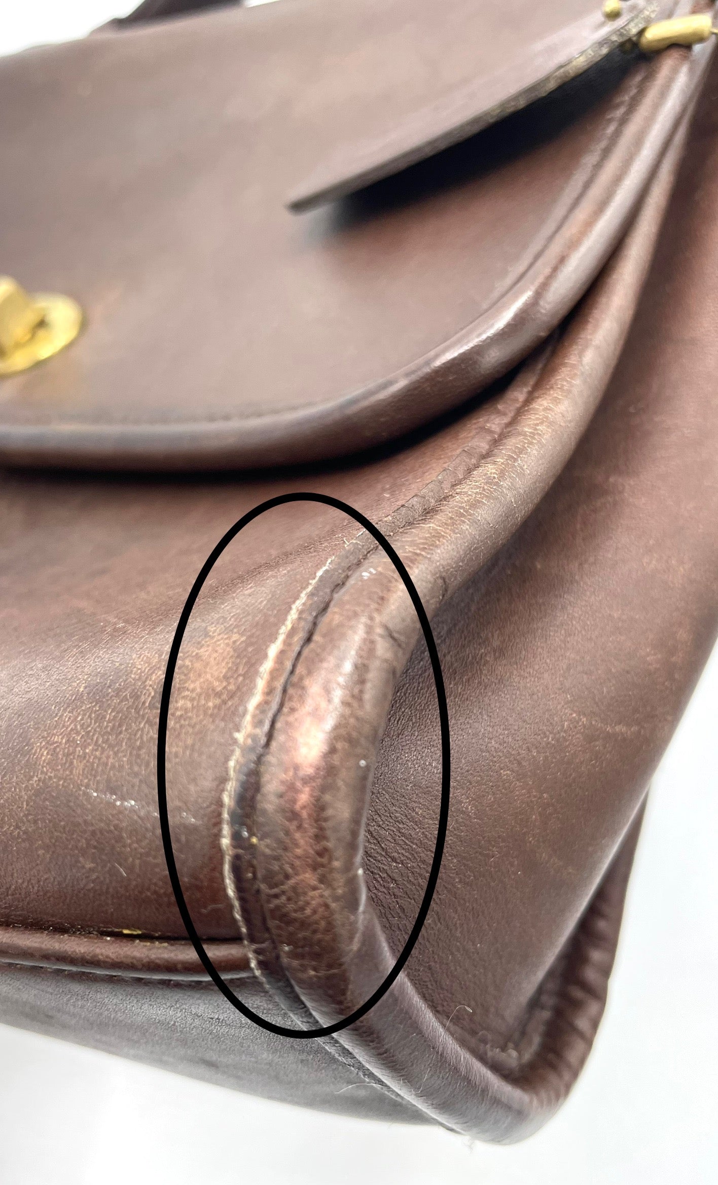 Vintage Coach Court Top Handle Crossbody