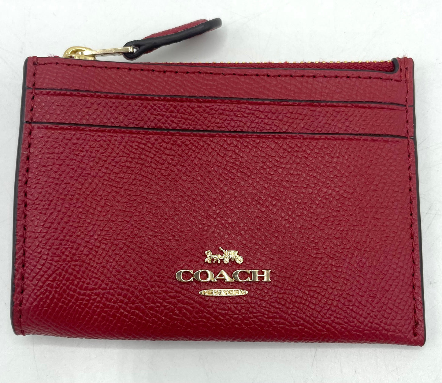 Coach Mini Skinny ID Case - Red