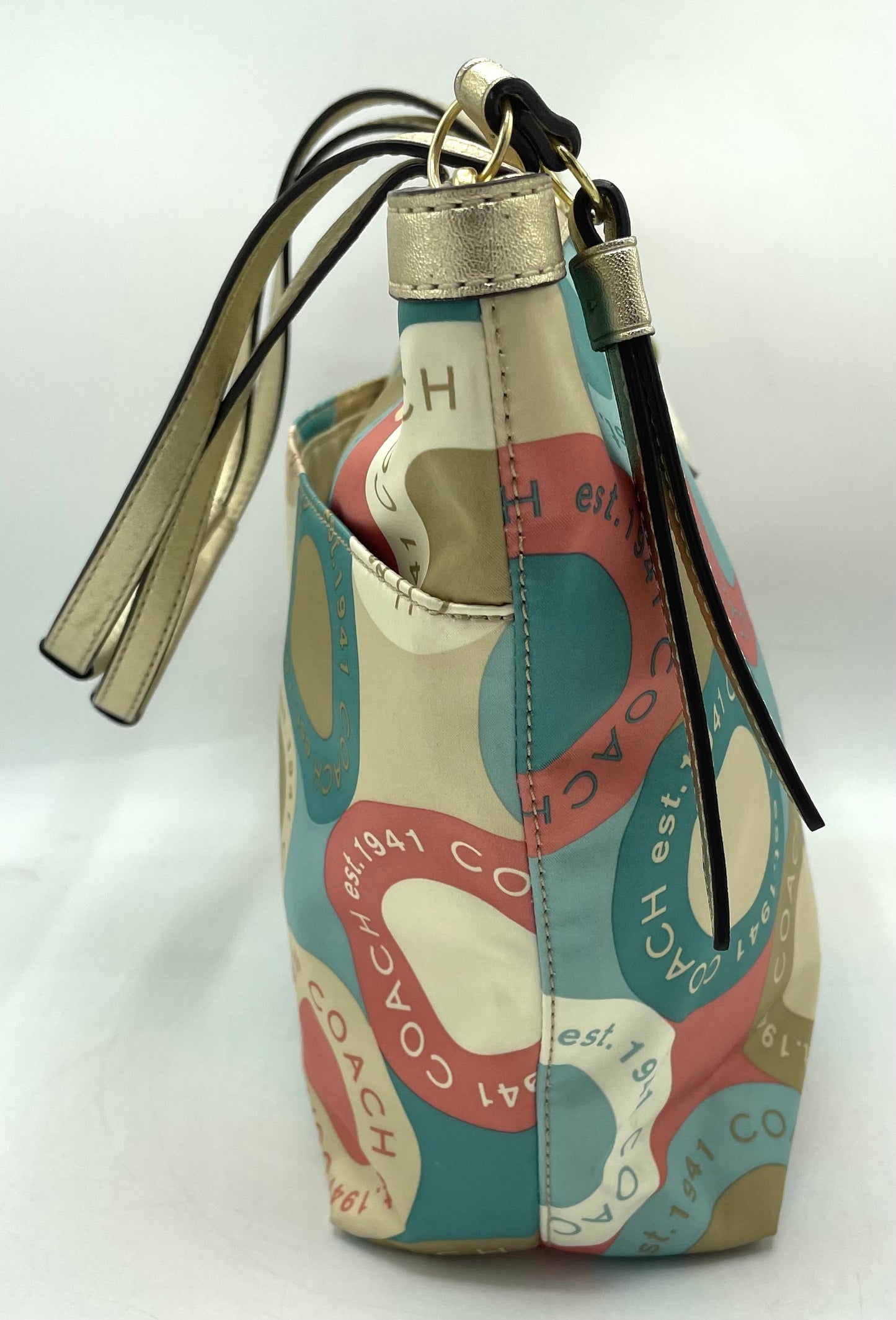 Coach Soho Sateen Circles Tote