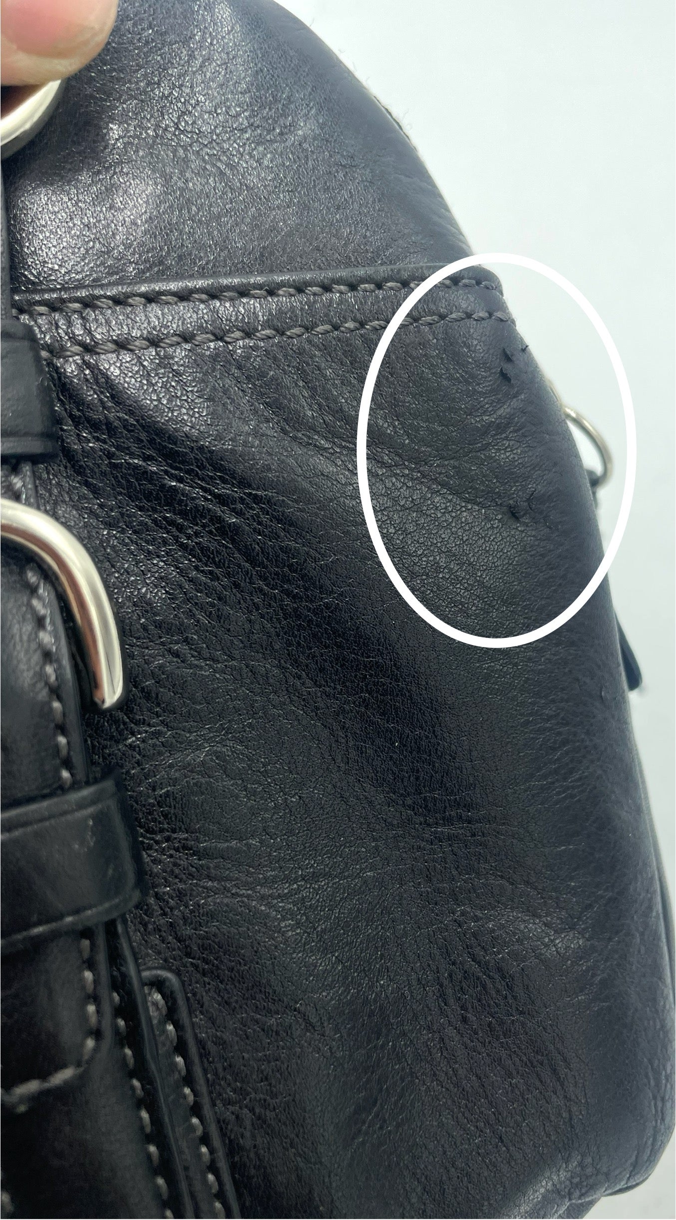 Coach Bonnie Black Leather Soho Satchel