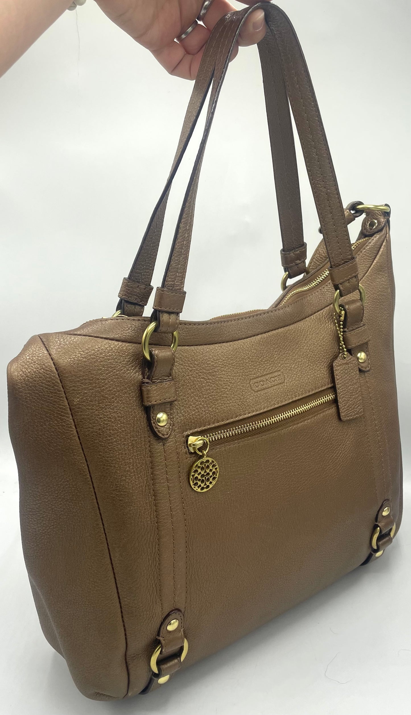Coach Alexandra Leather Convertible Hobo
