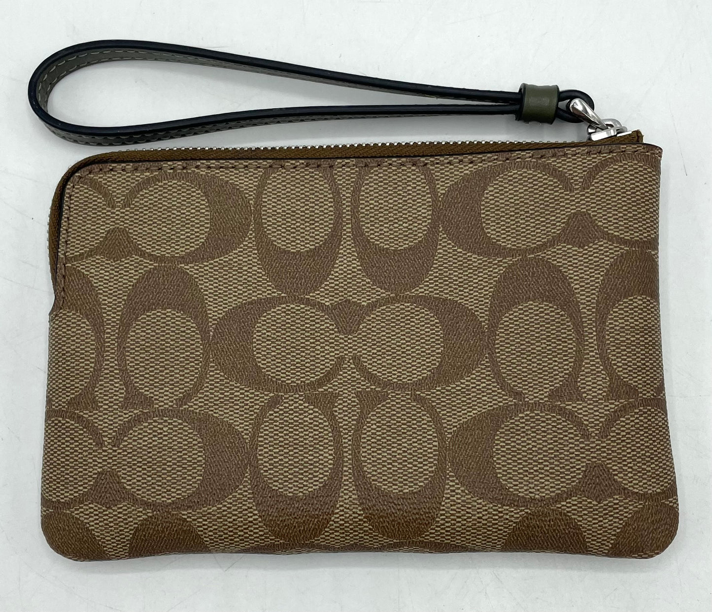 Coach Corner Zip Wristlet
