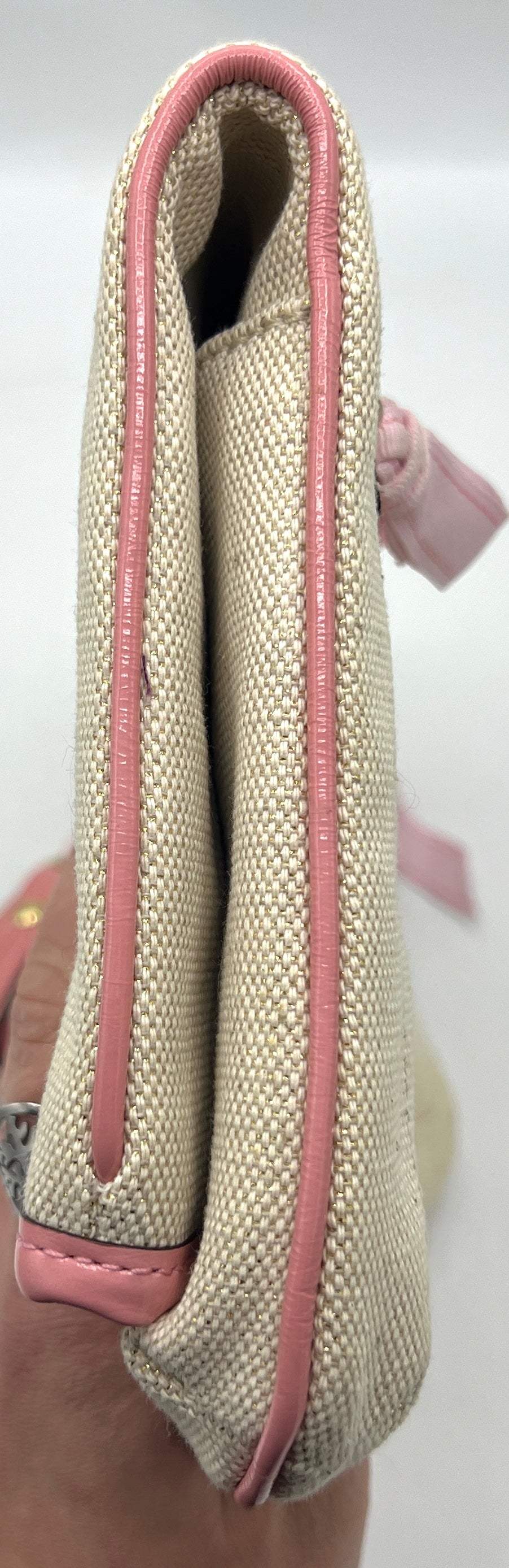 Coach Canvas Tattoo Foldover Clutch Vintage