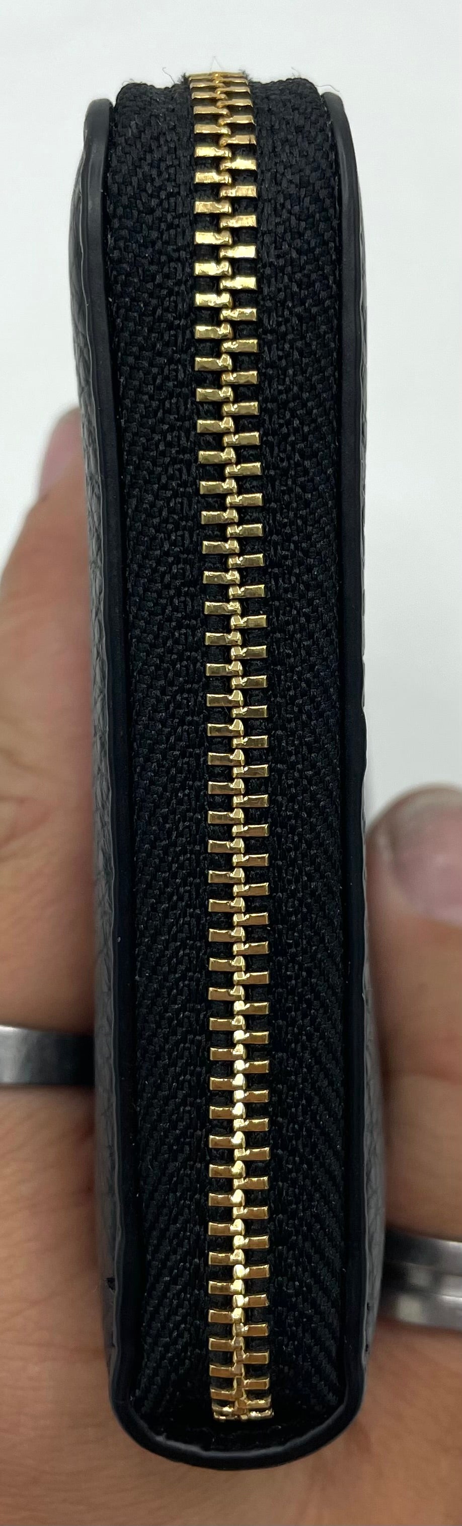 Coach Dempsey Large Phone Wallet – Refined Black Leather (Style C4111)
