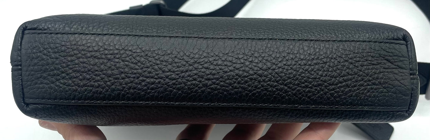 Coach Houston Flight Bag – Black Pebbled Leather (Style 4011)