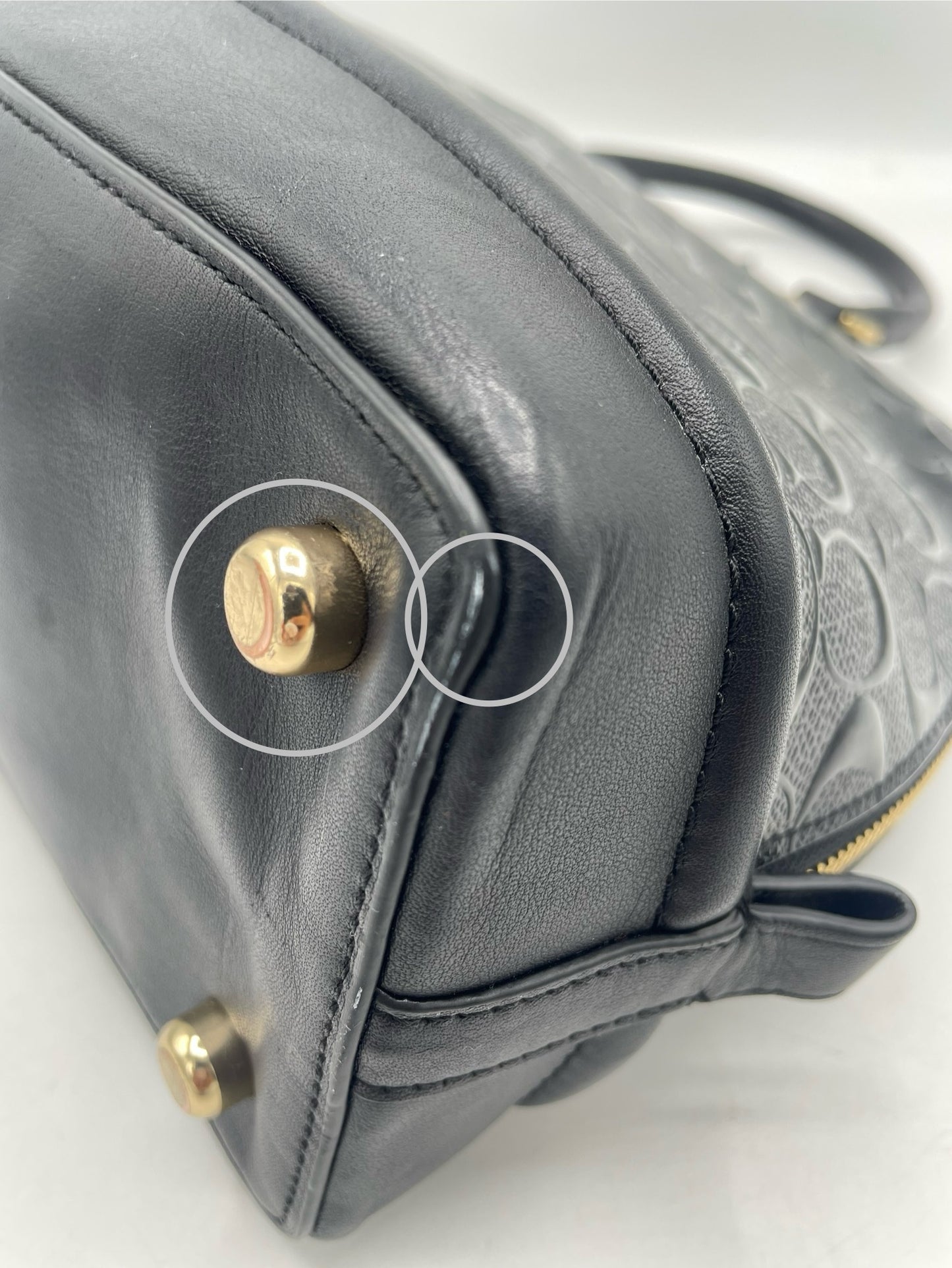 Coach Mini Sierra Satchel – Signature Leather (F27597)