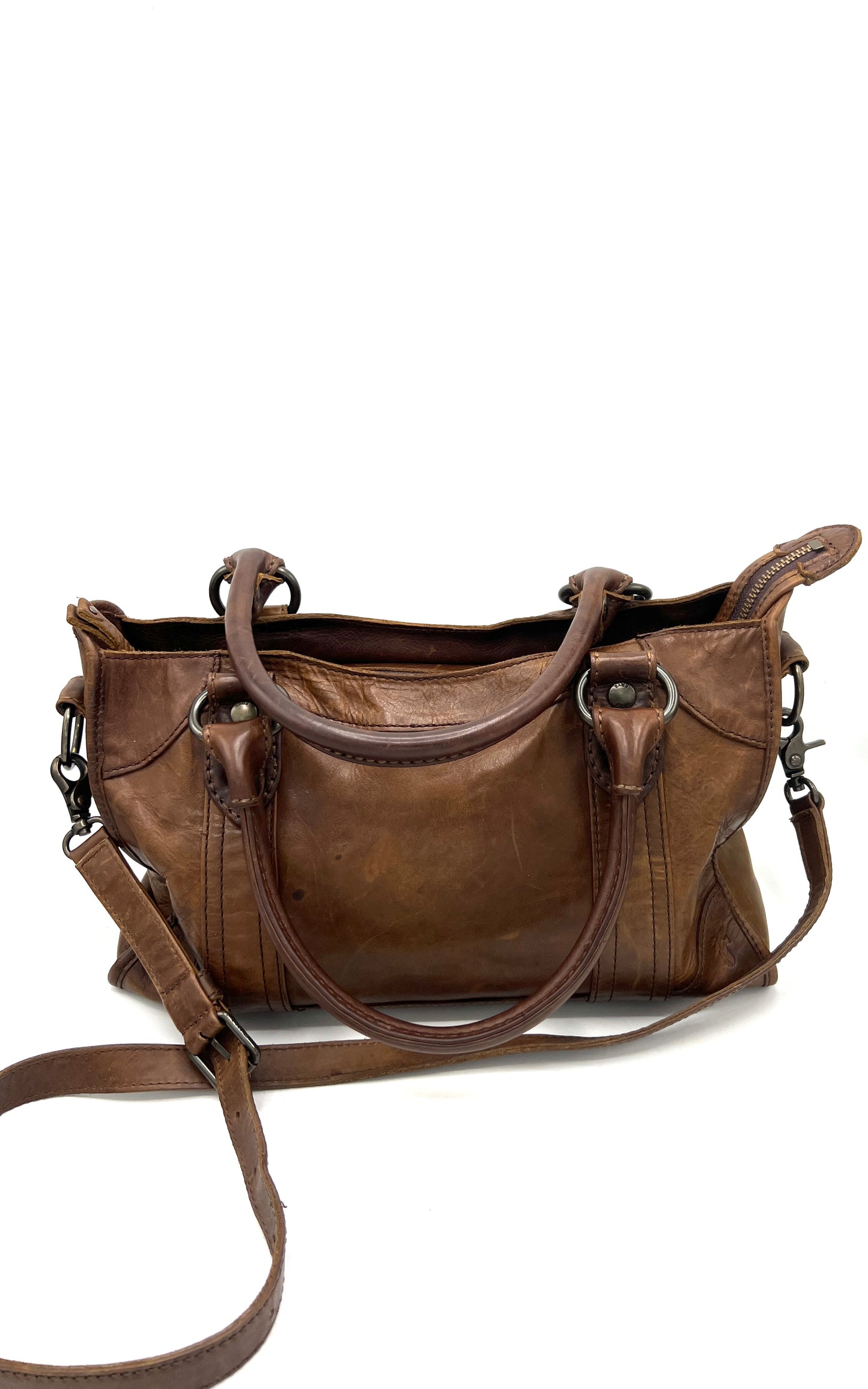 Frye Melissa Satchel – Cognac Leather
