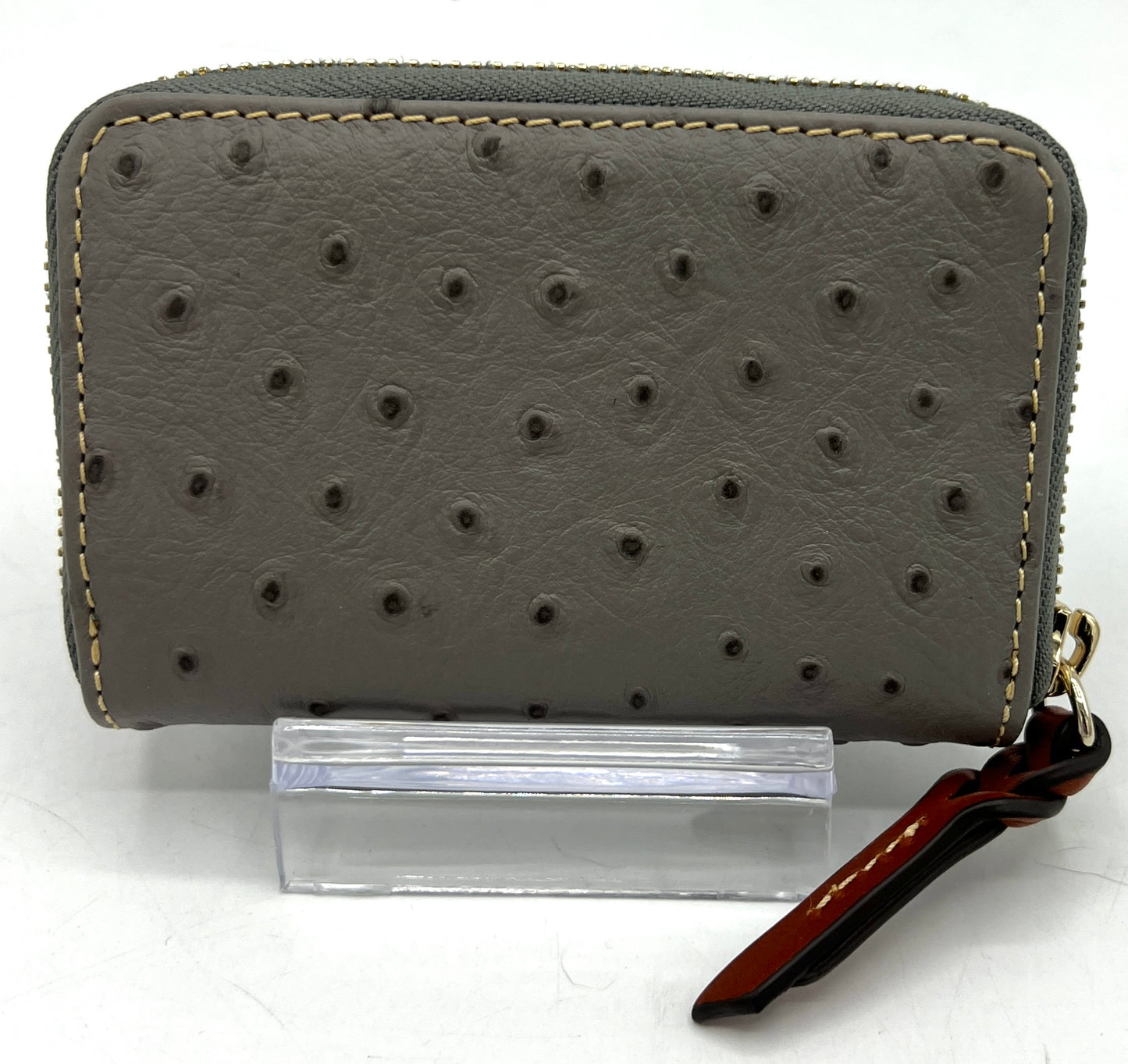 Dooney & Bourke Small Ostrich Zip Around Wallet