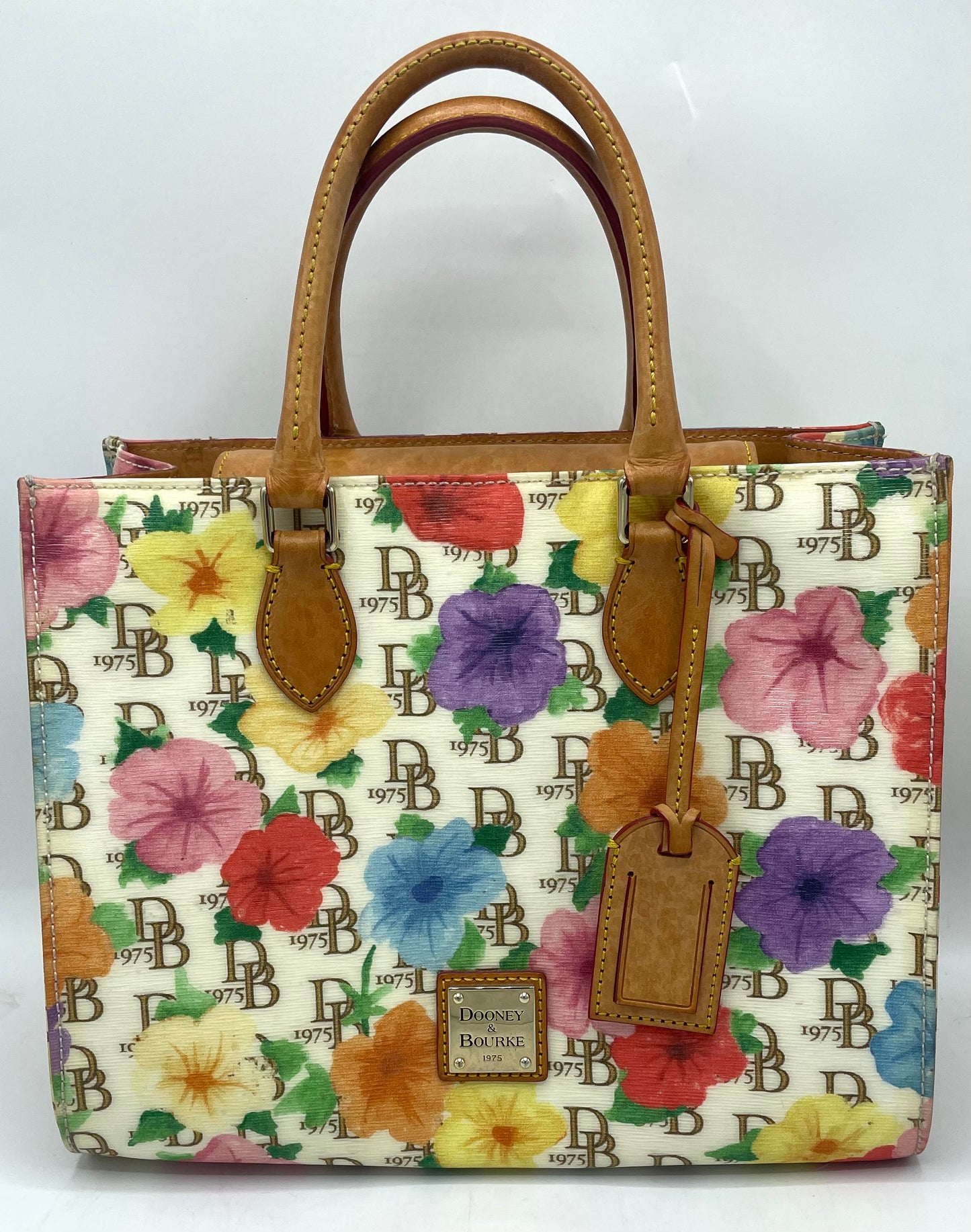 Dooney & Bourke Hibiscus Floral Janine Satchel