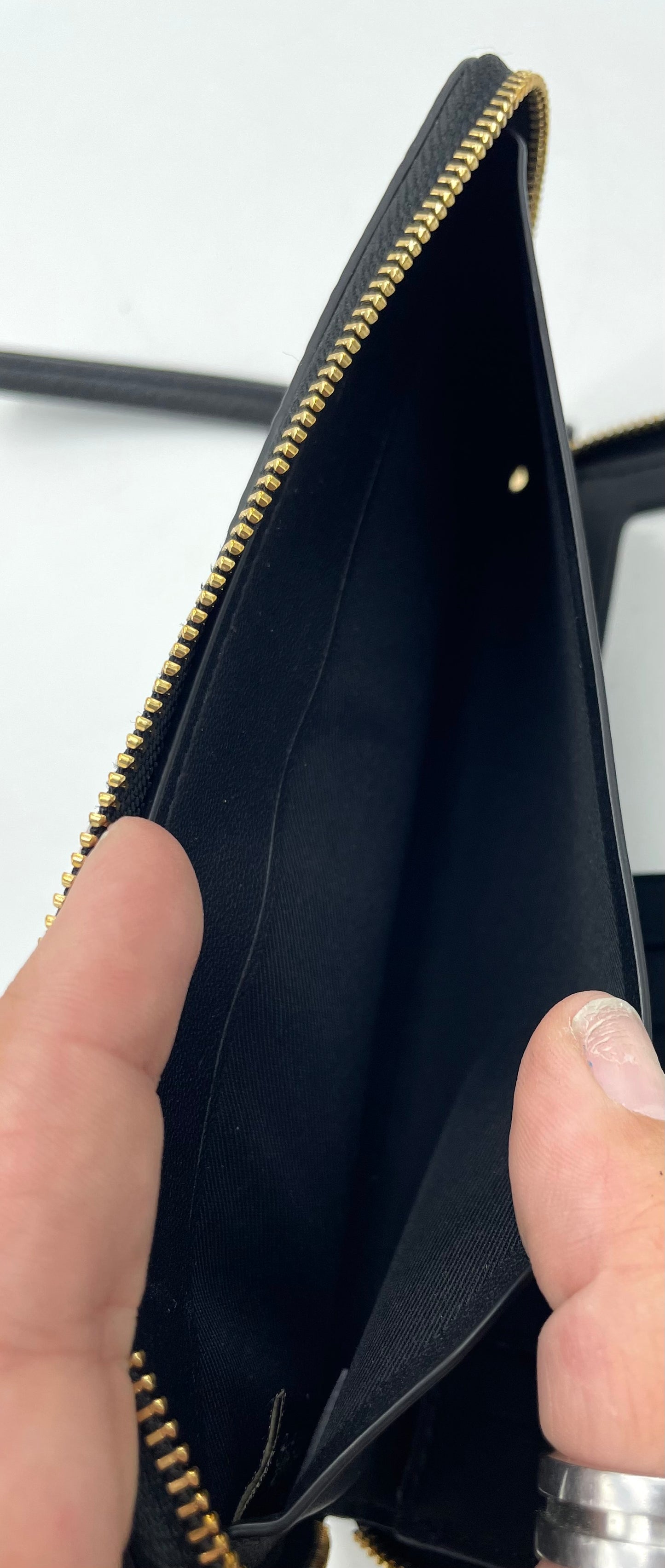 Coach Dempsey Large Phone Wallet – Refined Black Leather (Style C4111)