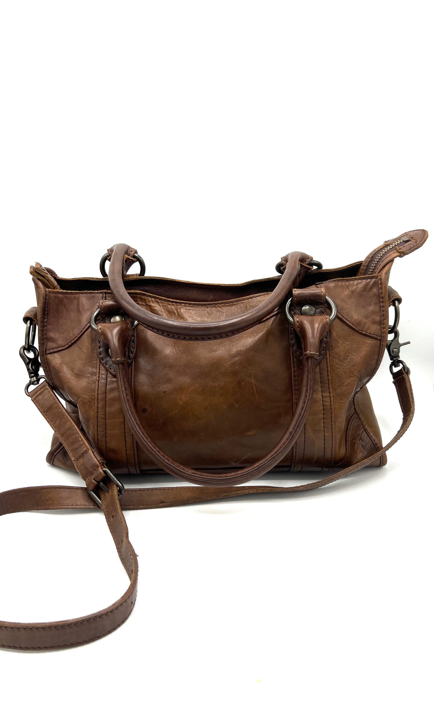 Frye Melissa Satchel – Cognac Leather