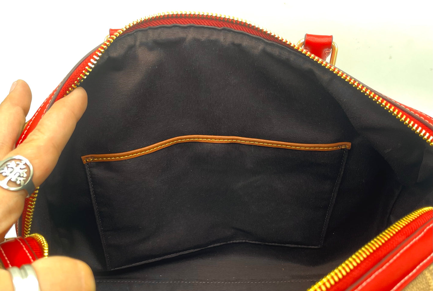 Coach Rowan Large Satchel - Signature Stripe