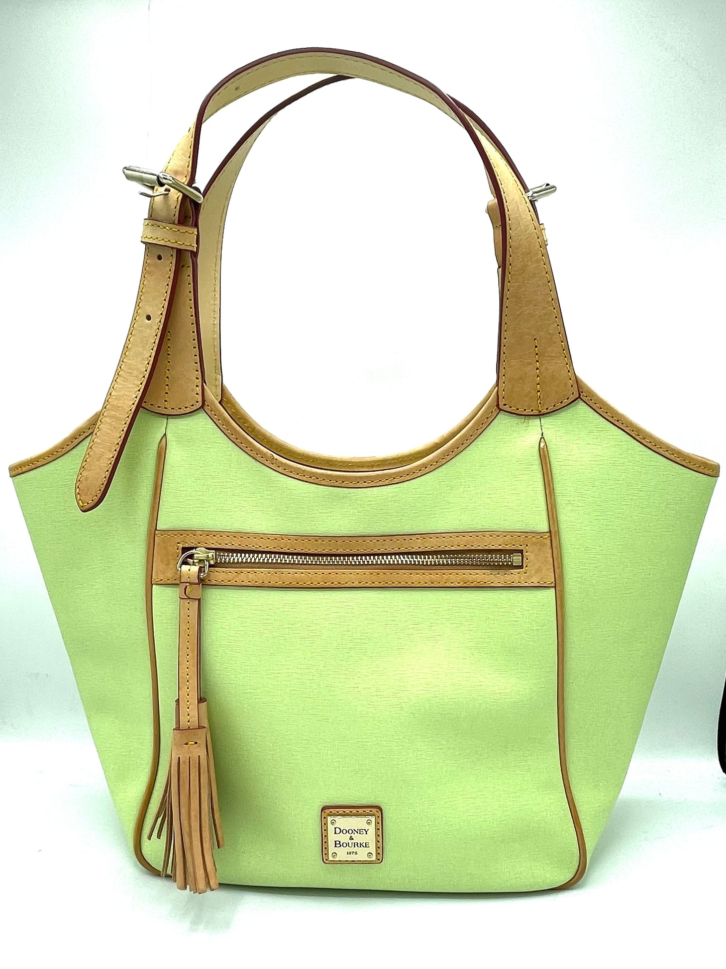 Dooney & Bourke Maddie Tote – Saffiano Leather in Bright Green
