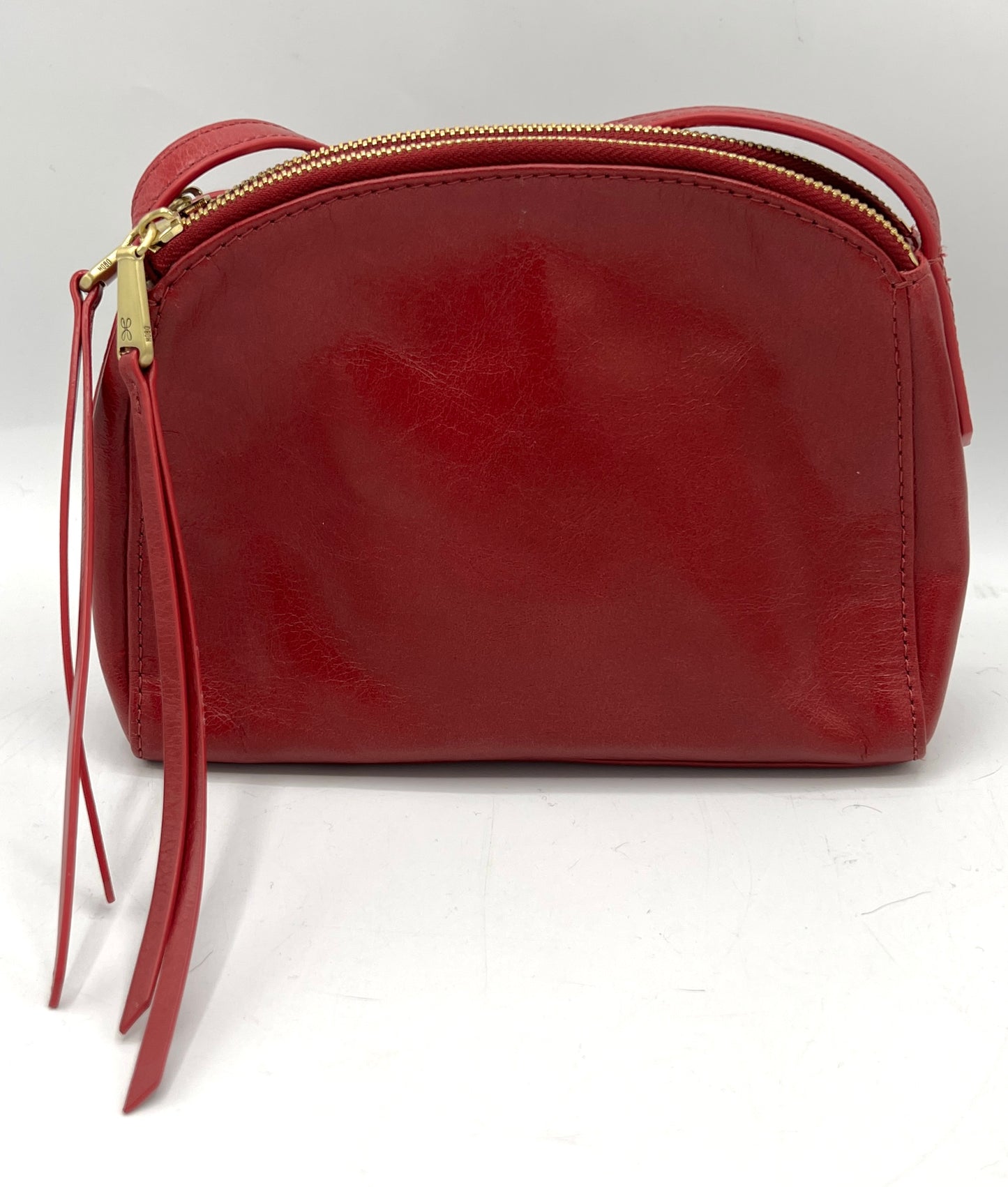 HOBO Evella Crossbody in Fuchsia – Glazed Leather Mini