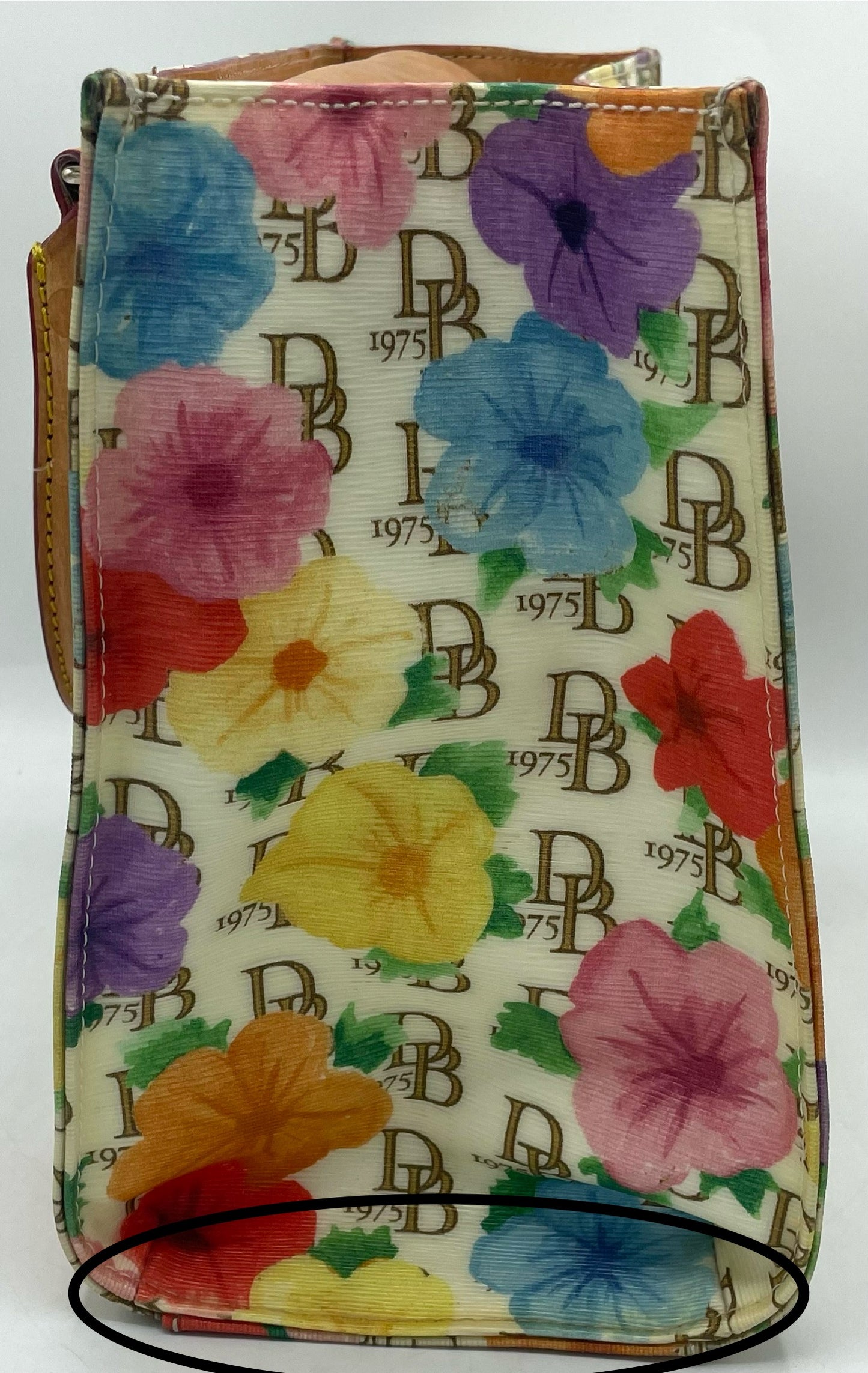 Dooney & Bourke Hibiscus Floral Janine Satchel