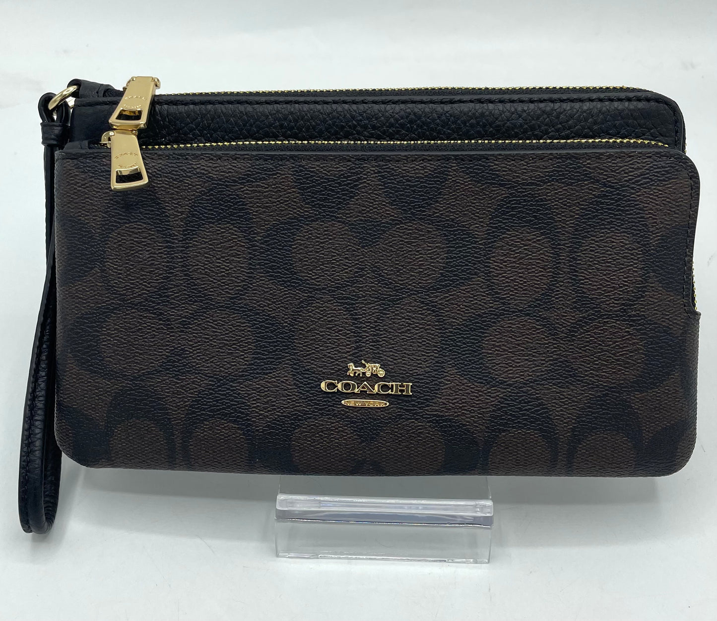 Coach Double Zip Wallet - Signature
