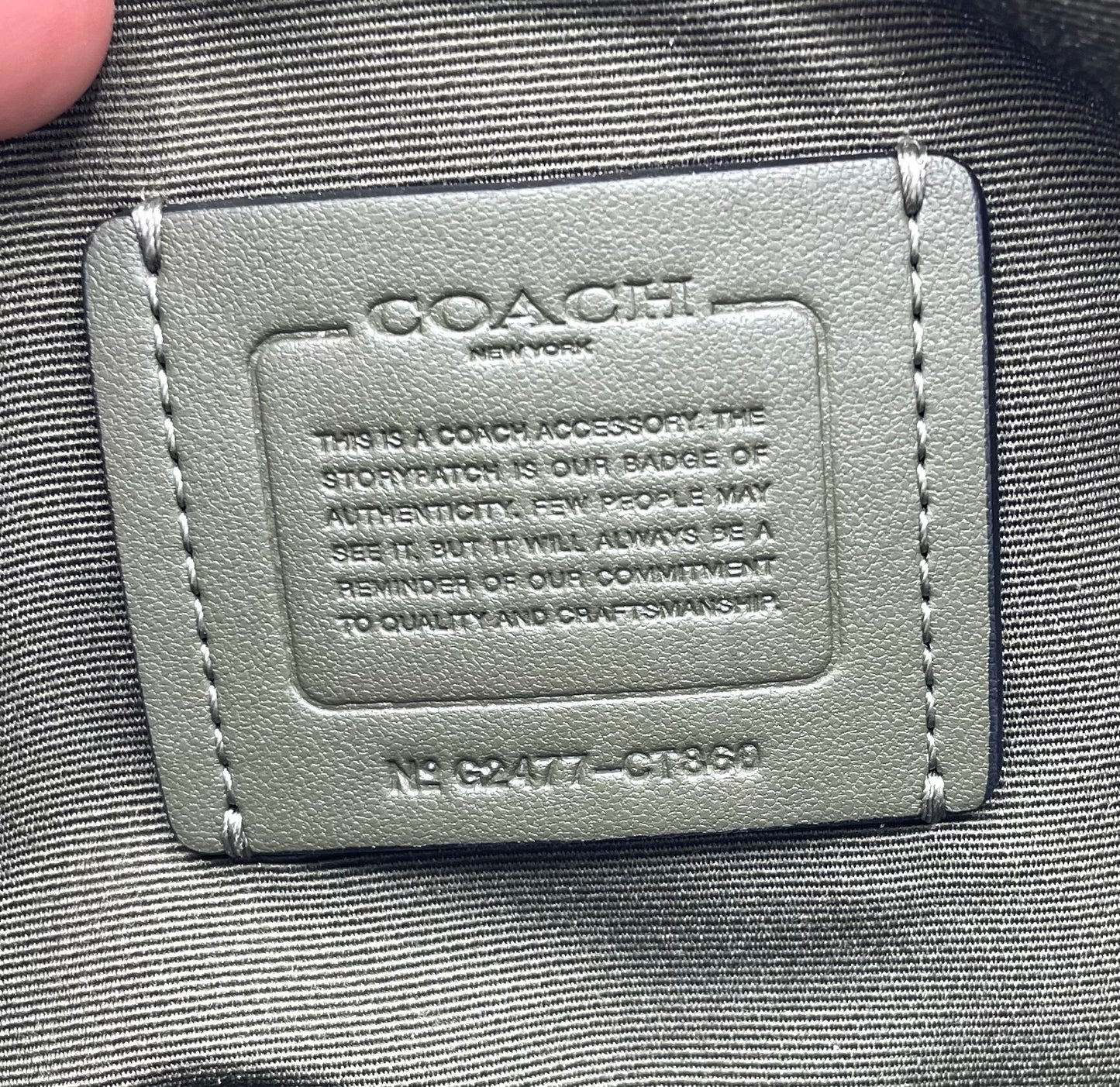 Coach Pace Belt Bag