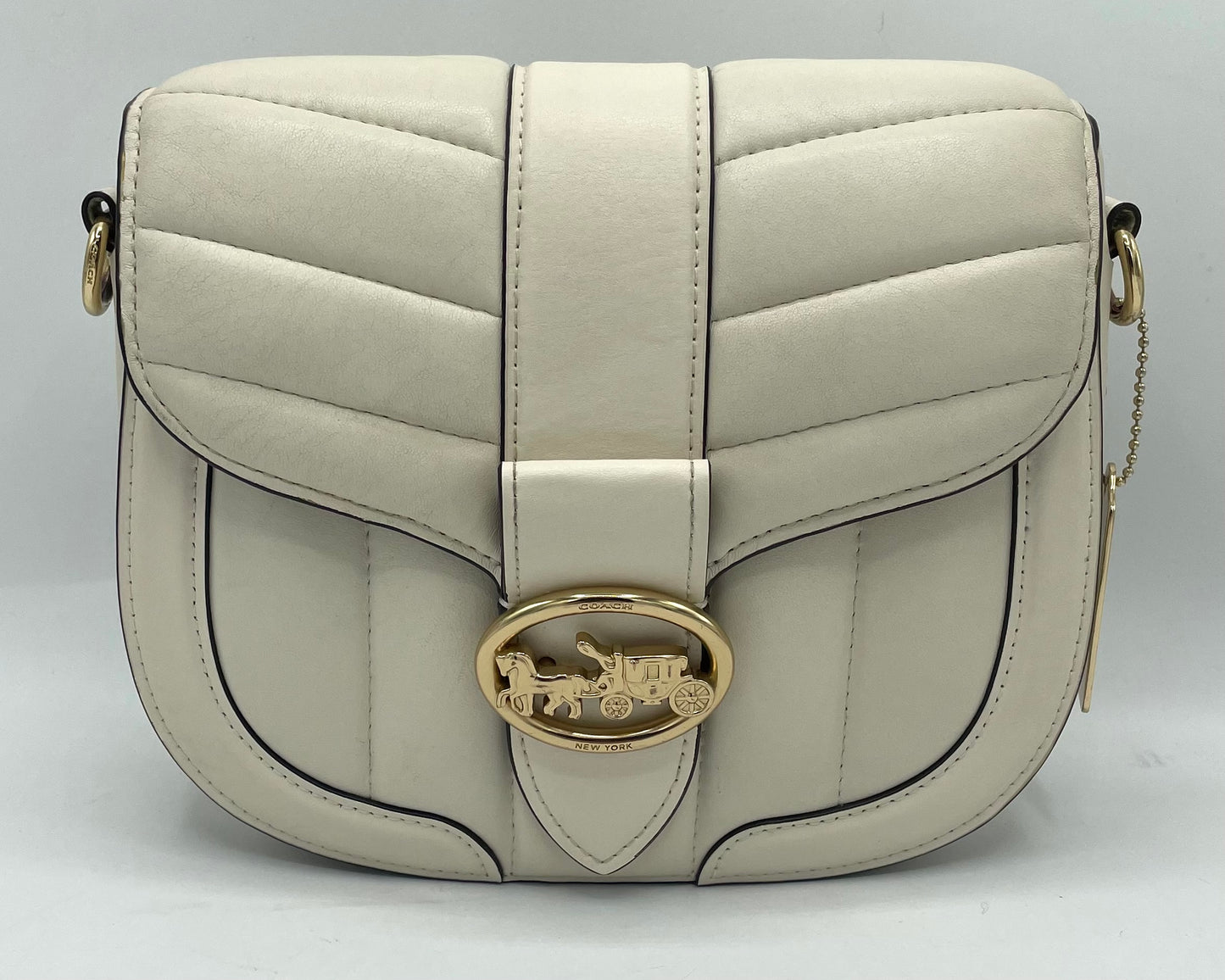 Coach Quilted Georgie Saddle Crossbody