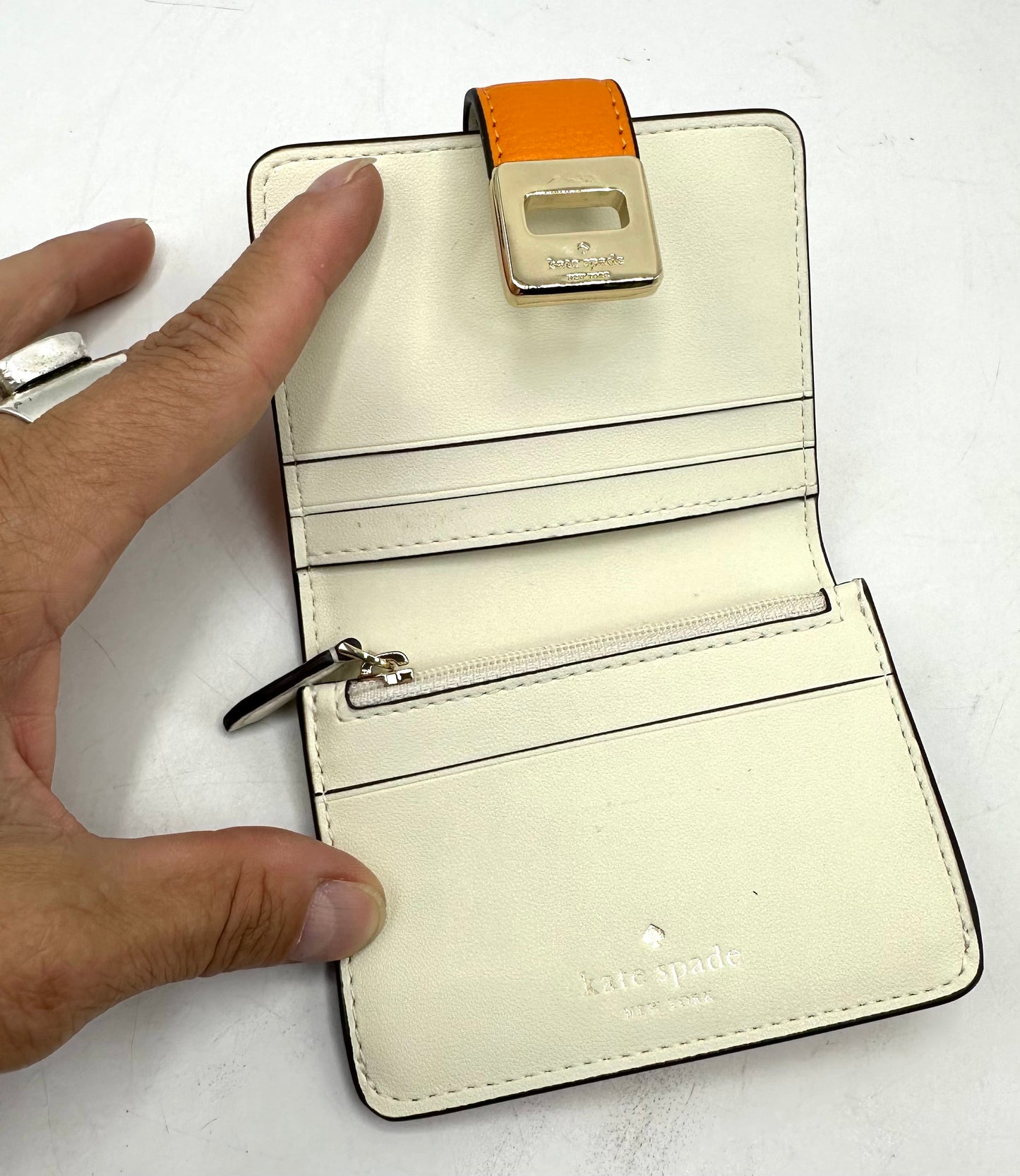 Kate Spade Phoebe Small Card Holder Wallet – Orange