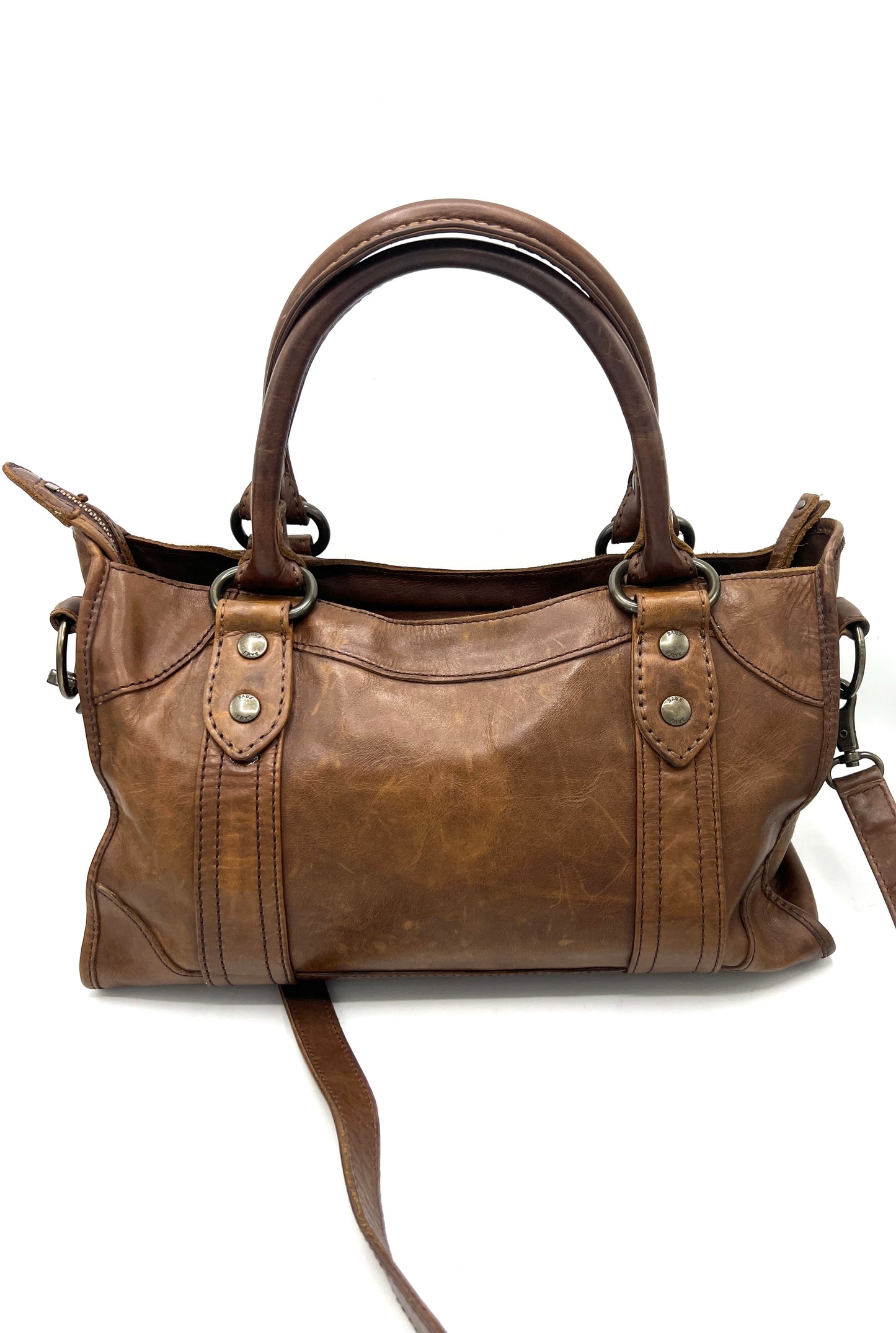 Frye Melissa Satchel – Cognac Leather