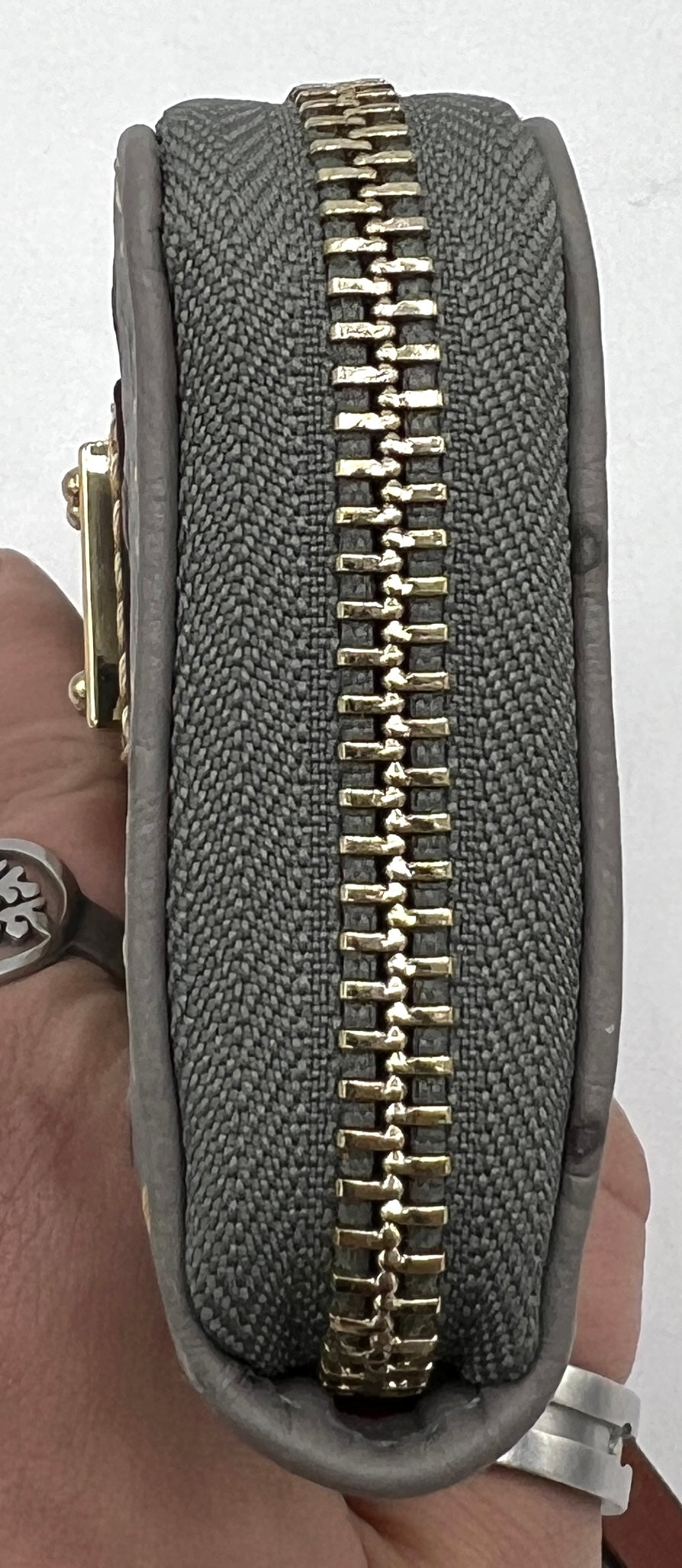 Dooney & Bourke Small Ostrich Zip Around Wallet