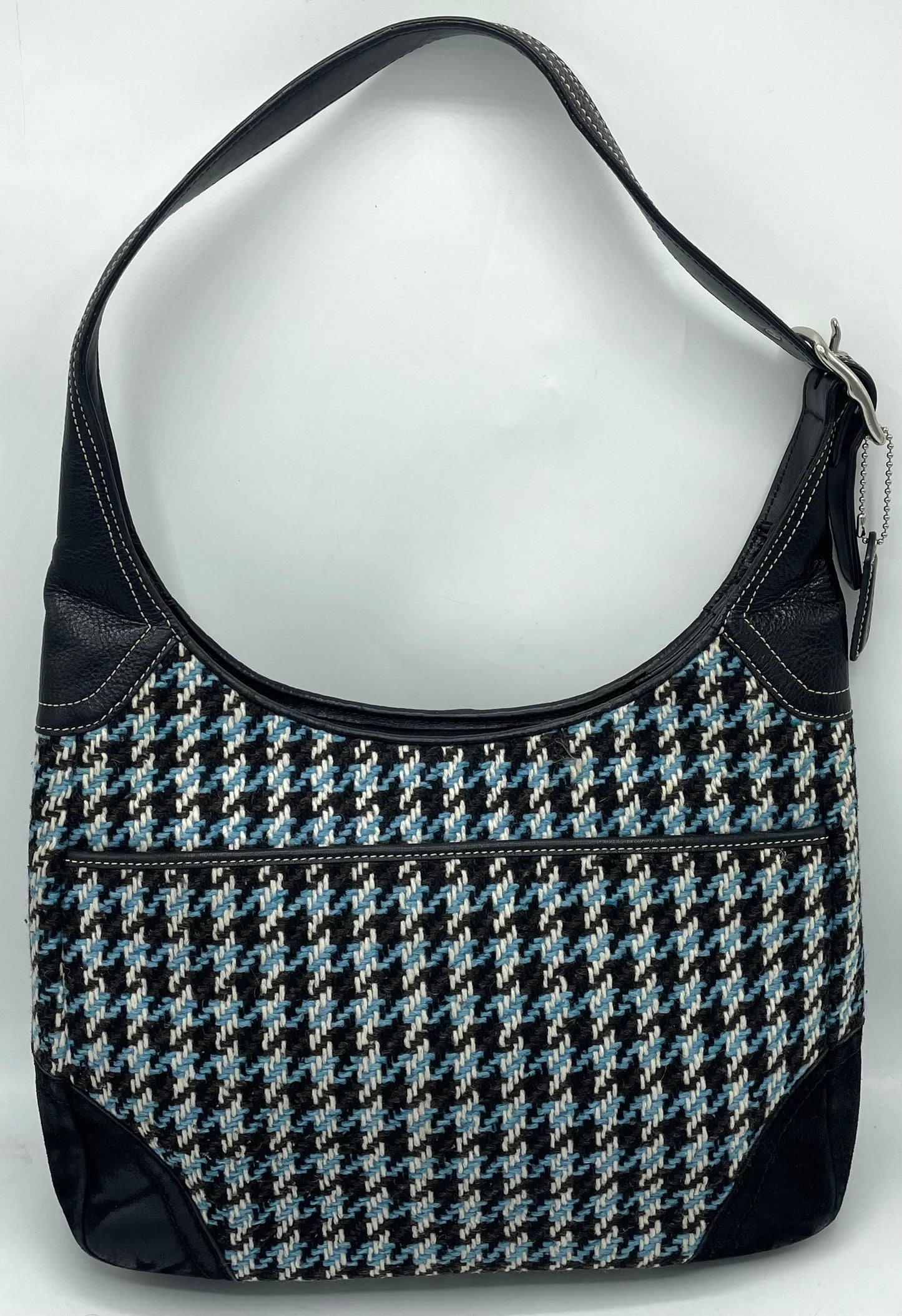 Vintage Coach Hamptons Houndstooth Shoulder Bag