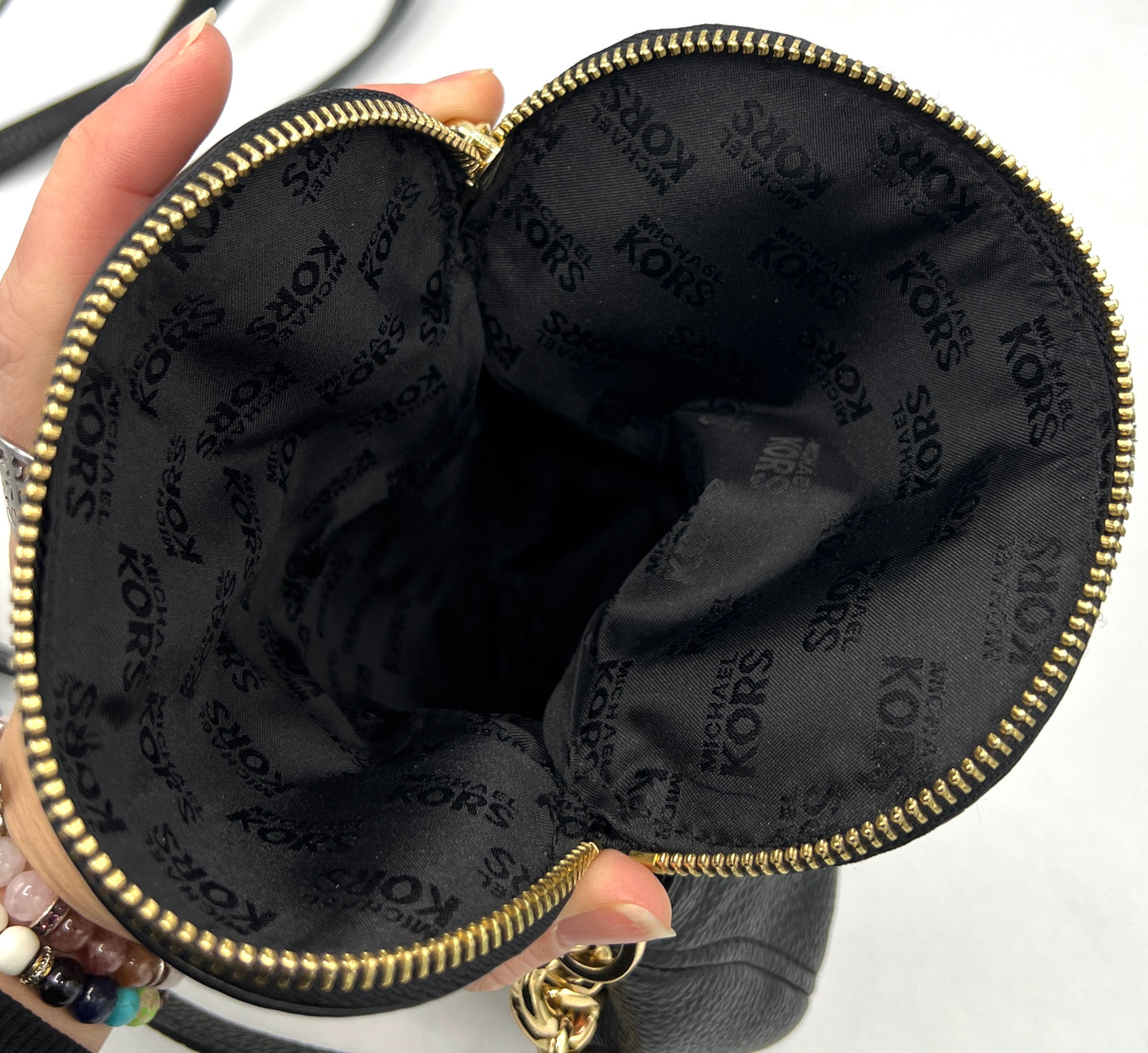 Michael Kors Bedford Leather Flap Crossbody