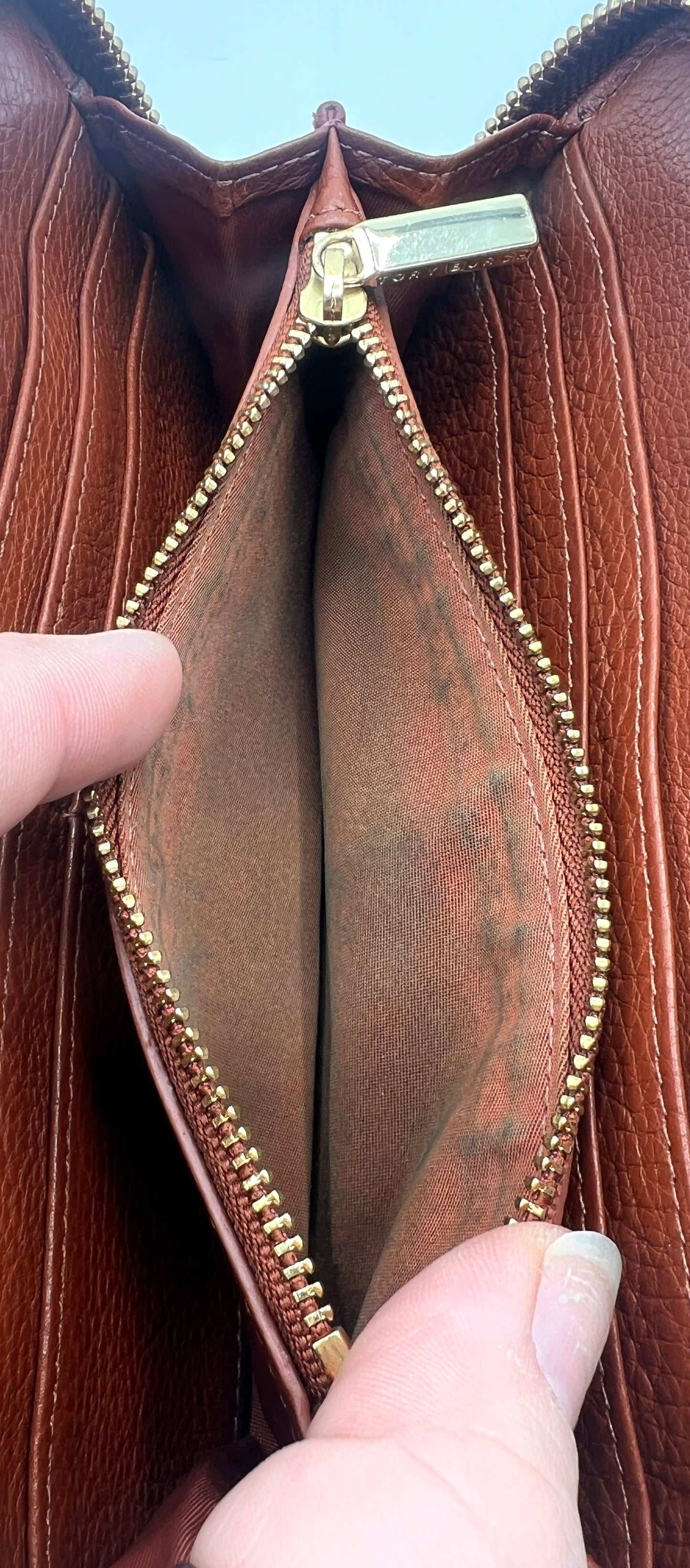 Tory Burch Clay Zip Continental Wallet