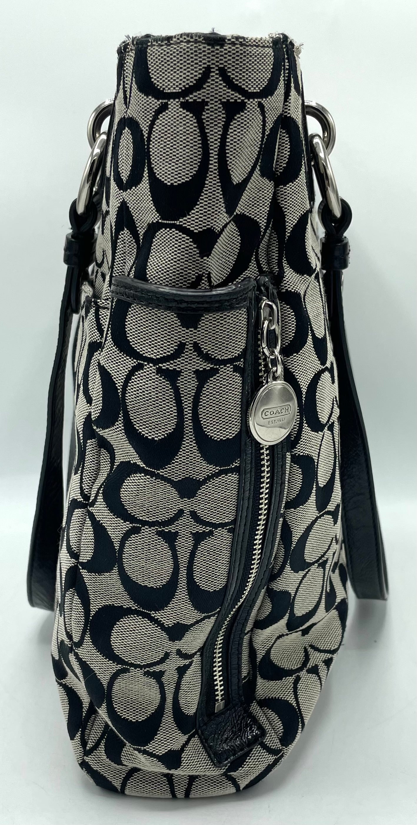 Coach Signature North South Gallery Tote