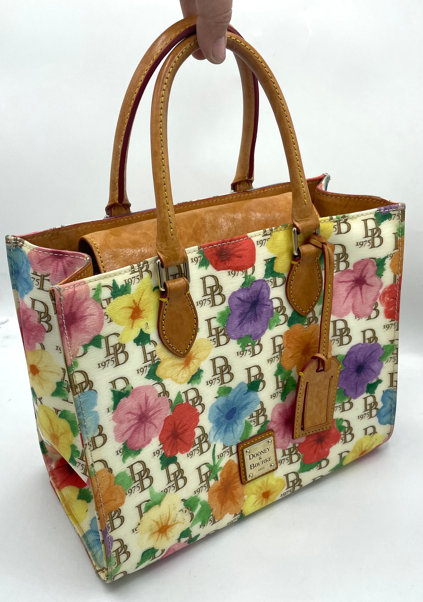 Dooney & Bourke Hibiscus Floral Janine Satchel