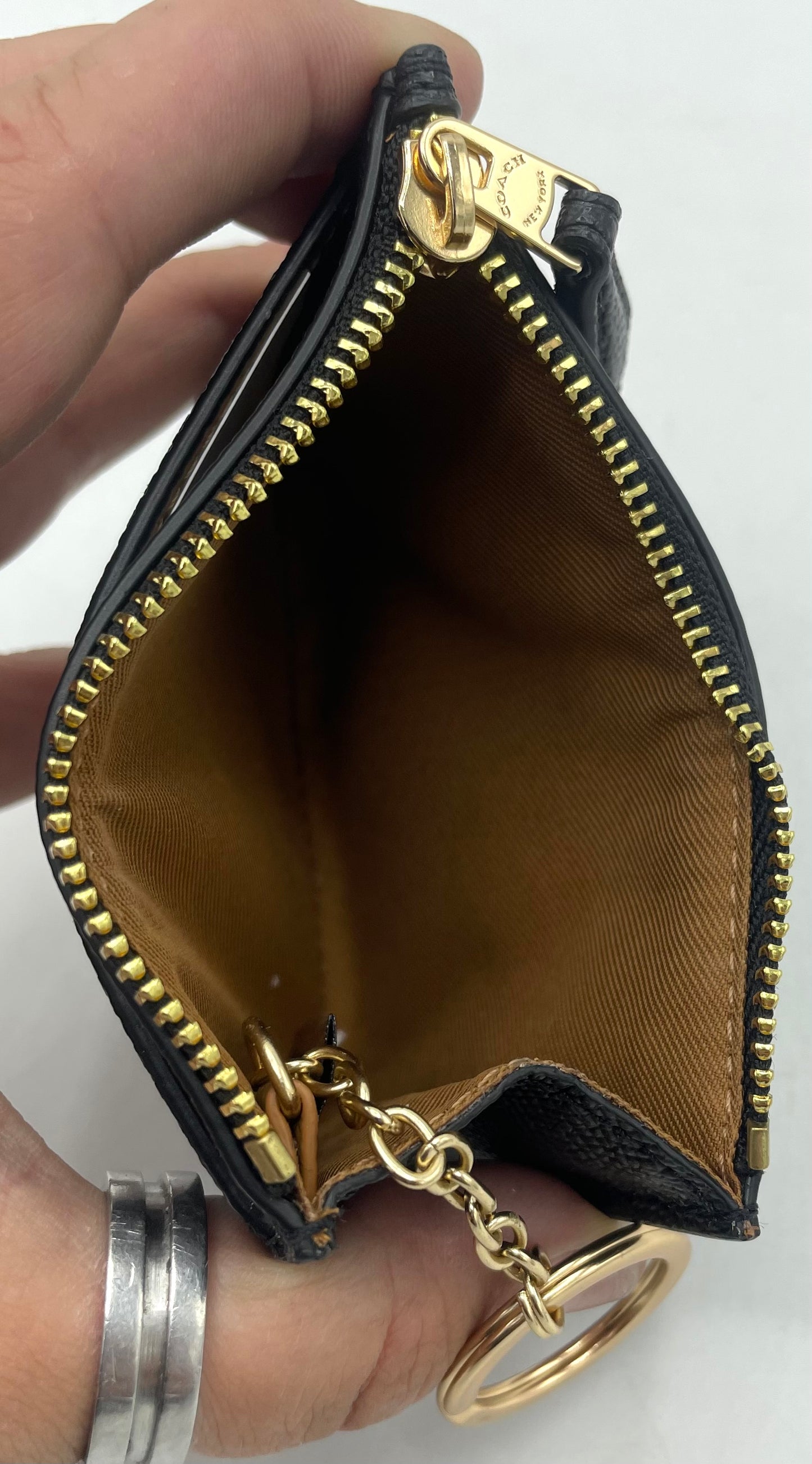 Coach Mini Skinny ID Case - Black