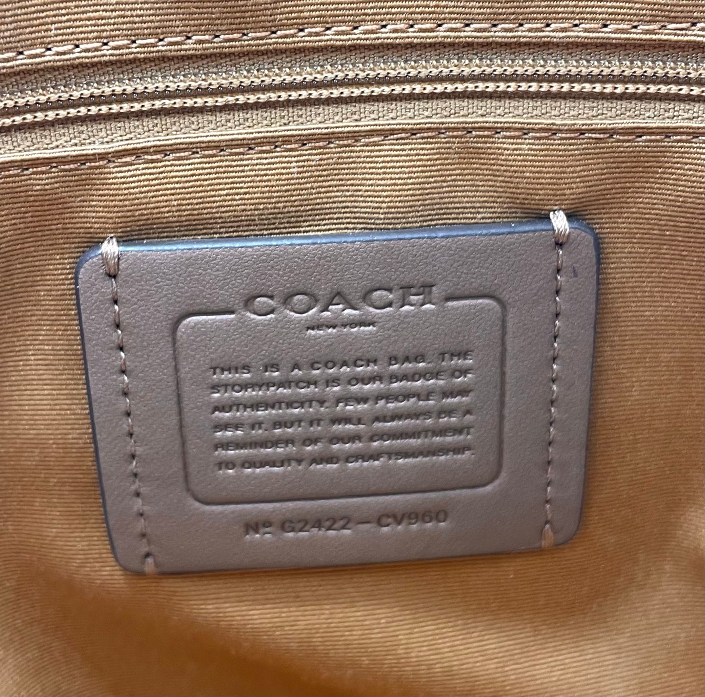 Coach Rowan Large Satchel – Ivory (CV960)